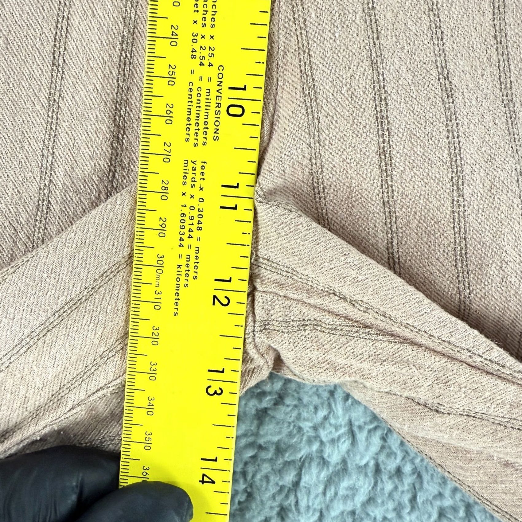 Urban Outfitters Urban Outfitters Pink Stripe Wide Leg Pants Womens Small High Rise Linen Blend Size 28" / US 6 / IT 42 - 7 Thumbnail