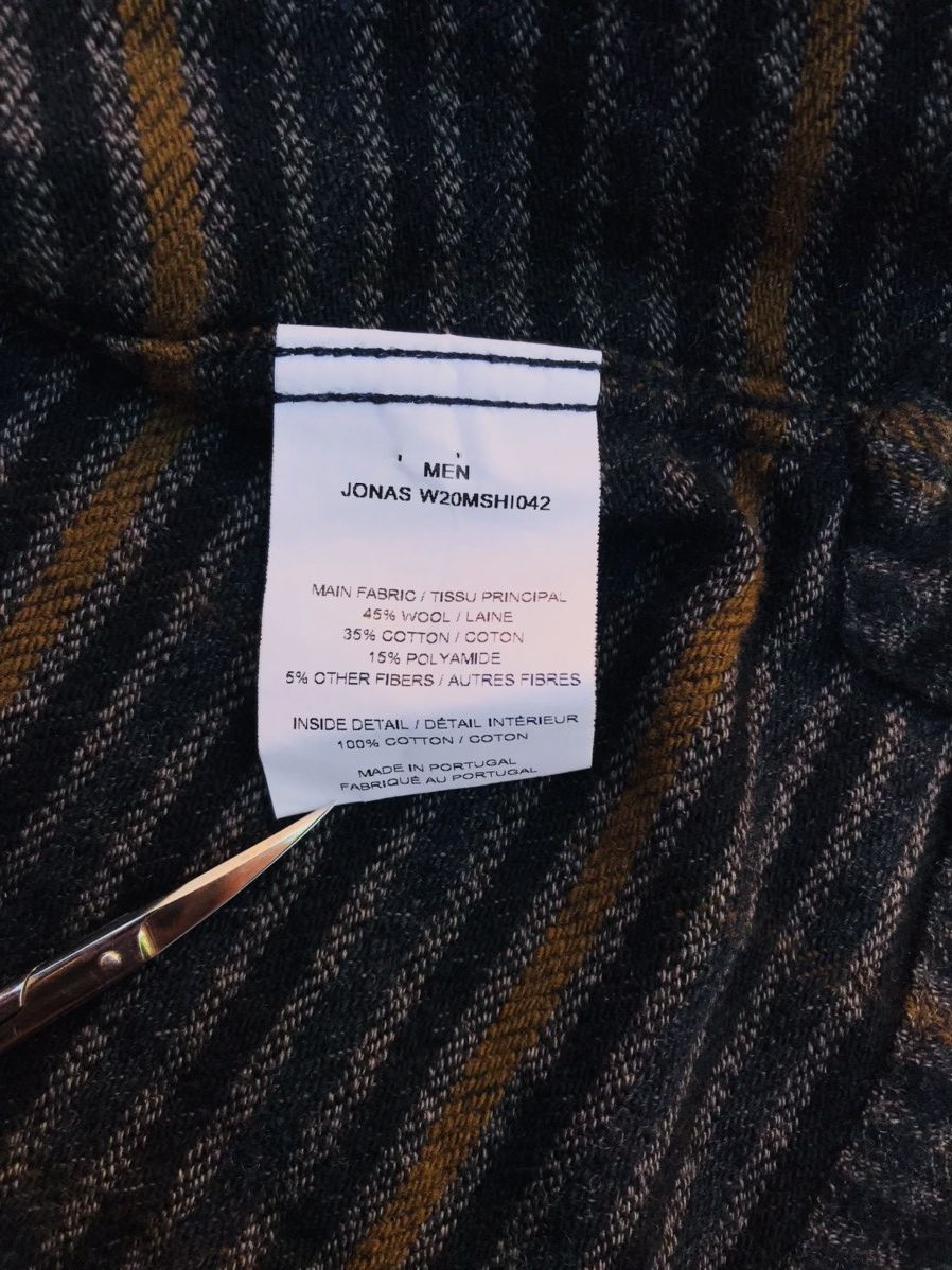 Japanese Brand Officine Générale Paris 6e Jonas Wool Overshirt check jacket Size US M / EU 48-50 / 2 - 10 Thumbnail