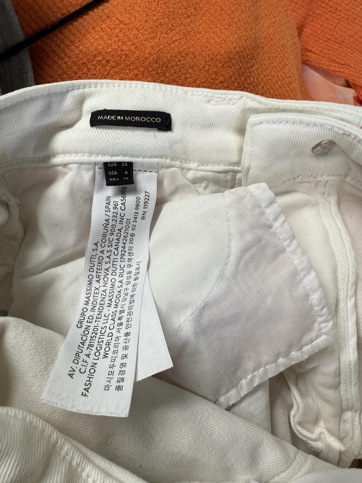 Other Massimo dutti cream off-white flared jeans -high waisted Size 27" / US 4 / IT 40 - 3 Thumbnail