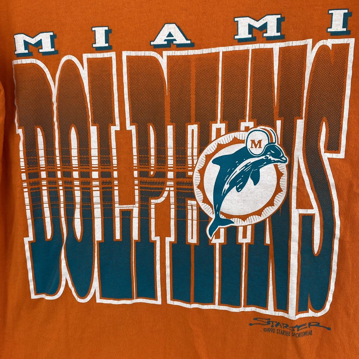 Starter × Vintage Vintage 1990 Miami Dolphins Shirt Large Made in USA Starter Size US L / EU 52-54 / 3 - 2 Thumbnail