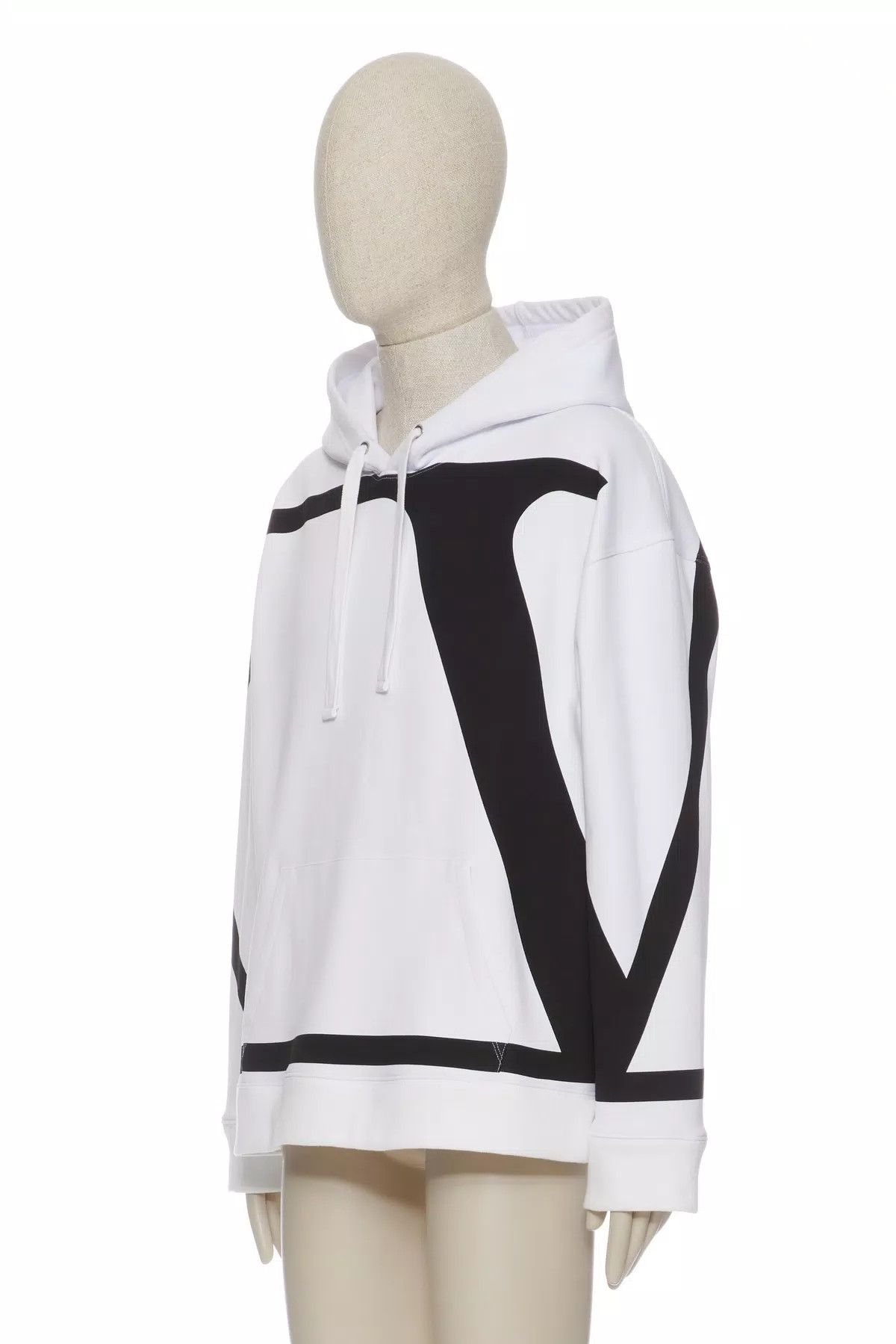 Valentino oc11z0725 Cotton Sweatshirt in Black/White Size US L / EU 52-54 / 3 - 3 Thumbnail