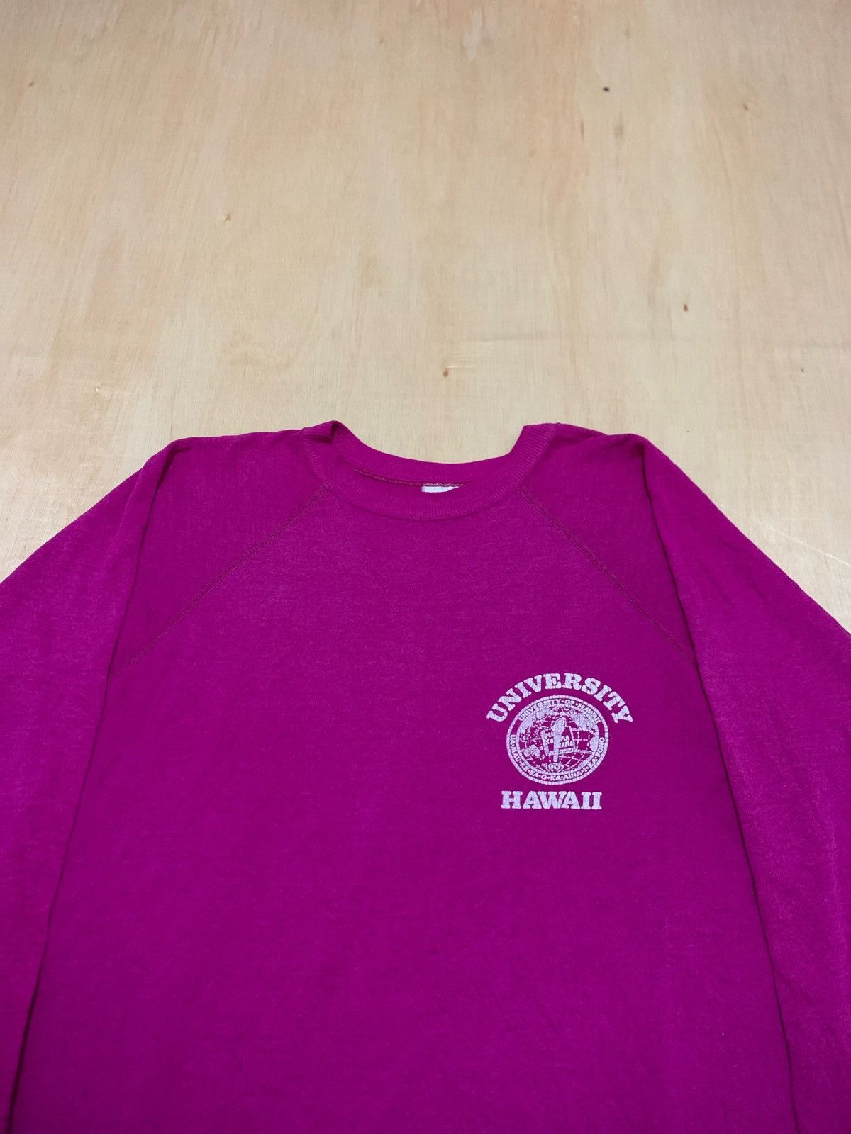 Vintage Vintage 80s University Hawaii Sweatshirt Size US L / EU 52-54 / 3 - 4 Thumbnail