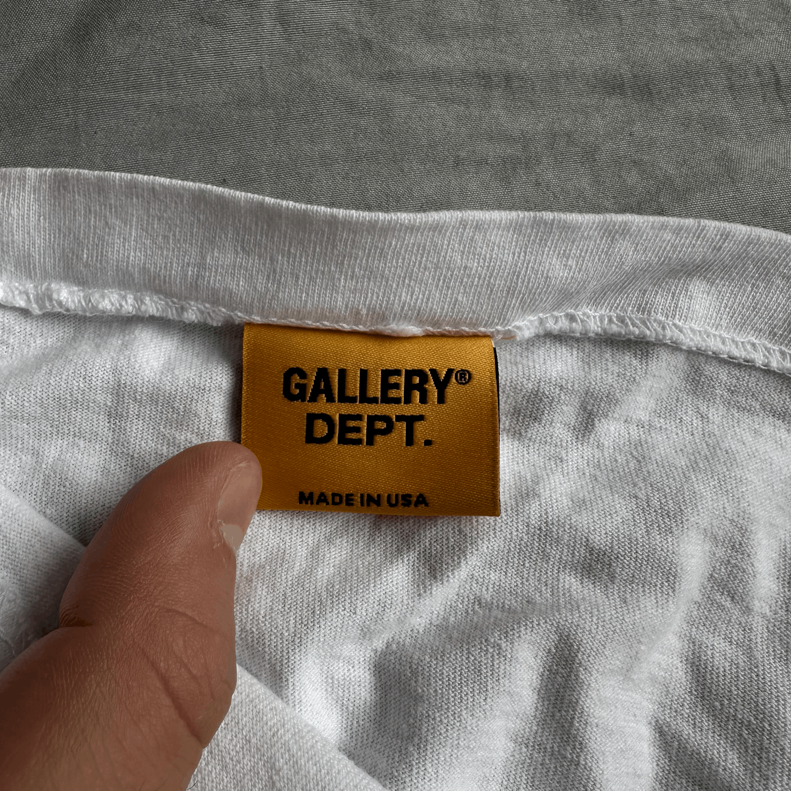Gallery Dept. Gallery Dept White Shirt With Front and Back Logo Size Medi Size US M / EU 48-50 / 2 - 6 Thumbnail