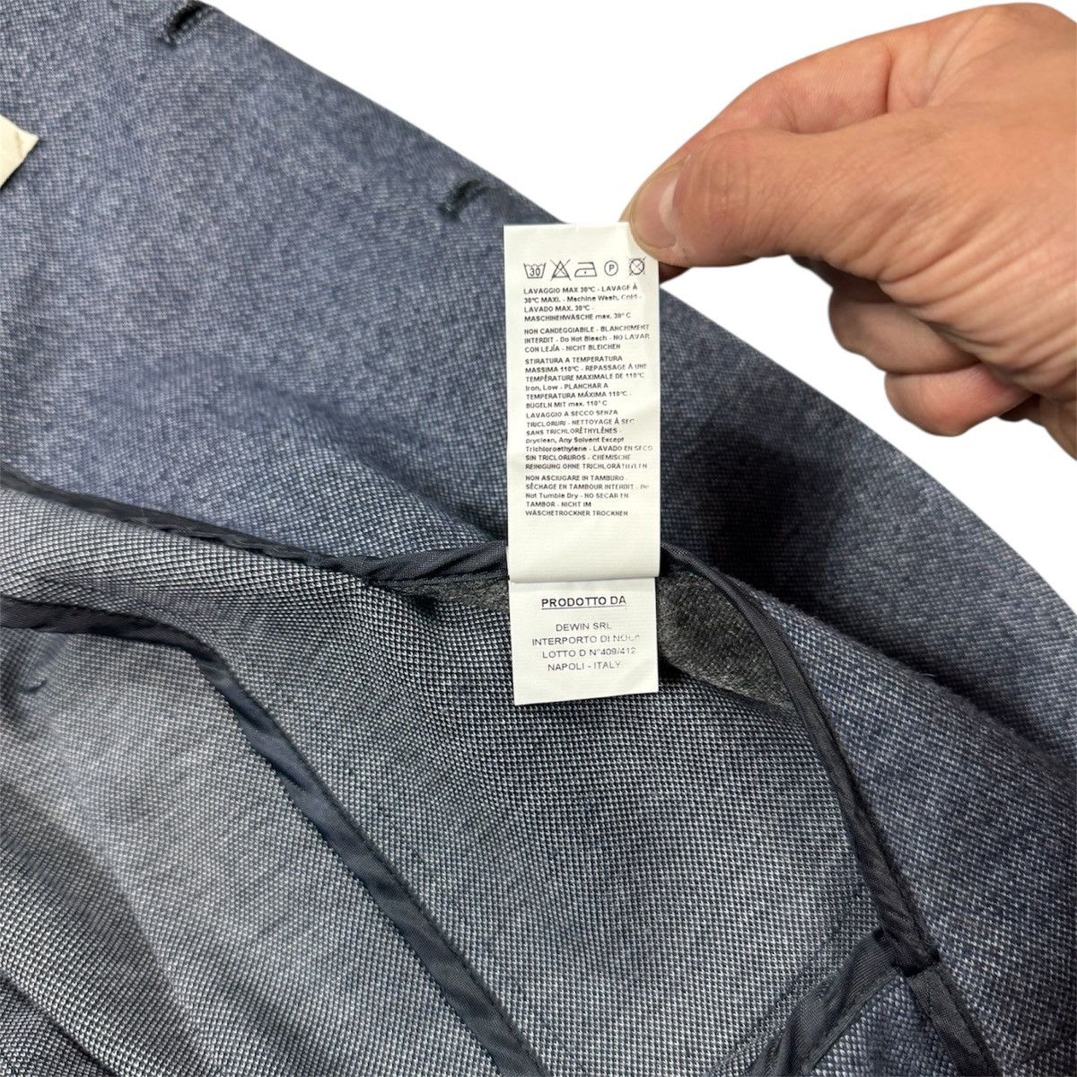 Other La Sartoria Exibit Luxury Gray BlazerMade in Italy Size US M / EU 48-50 / 2 - 8 Thumbnail