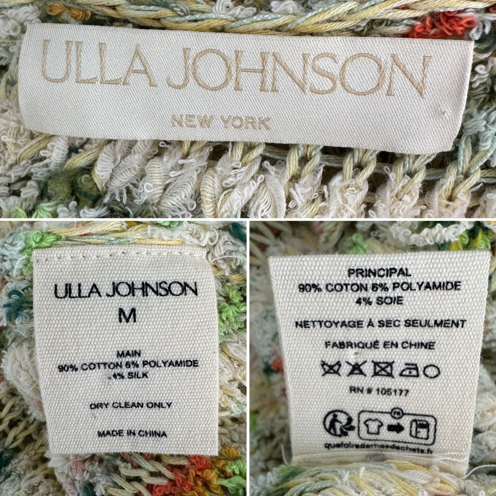 Ulla Johnson Ulla Johnson Dune Dress Confetti knit midi yellow size M Size M / US 6-8 / IT 42-44 - 12 Thumbnail