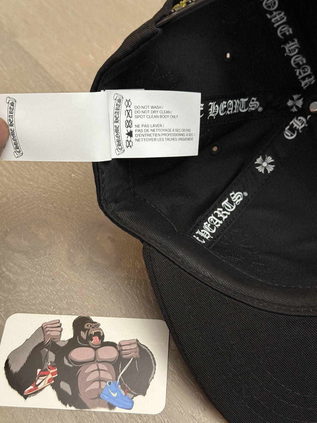 Chrome Hearts Chrome Hearts Cross Patch Hat Black Gold Size ONE SIZE - 7 Thumbnail