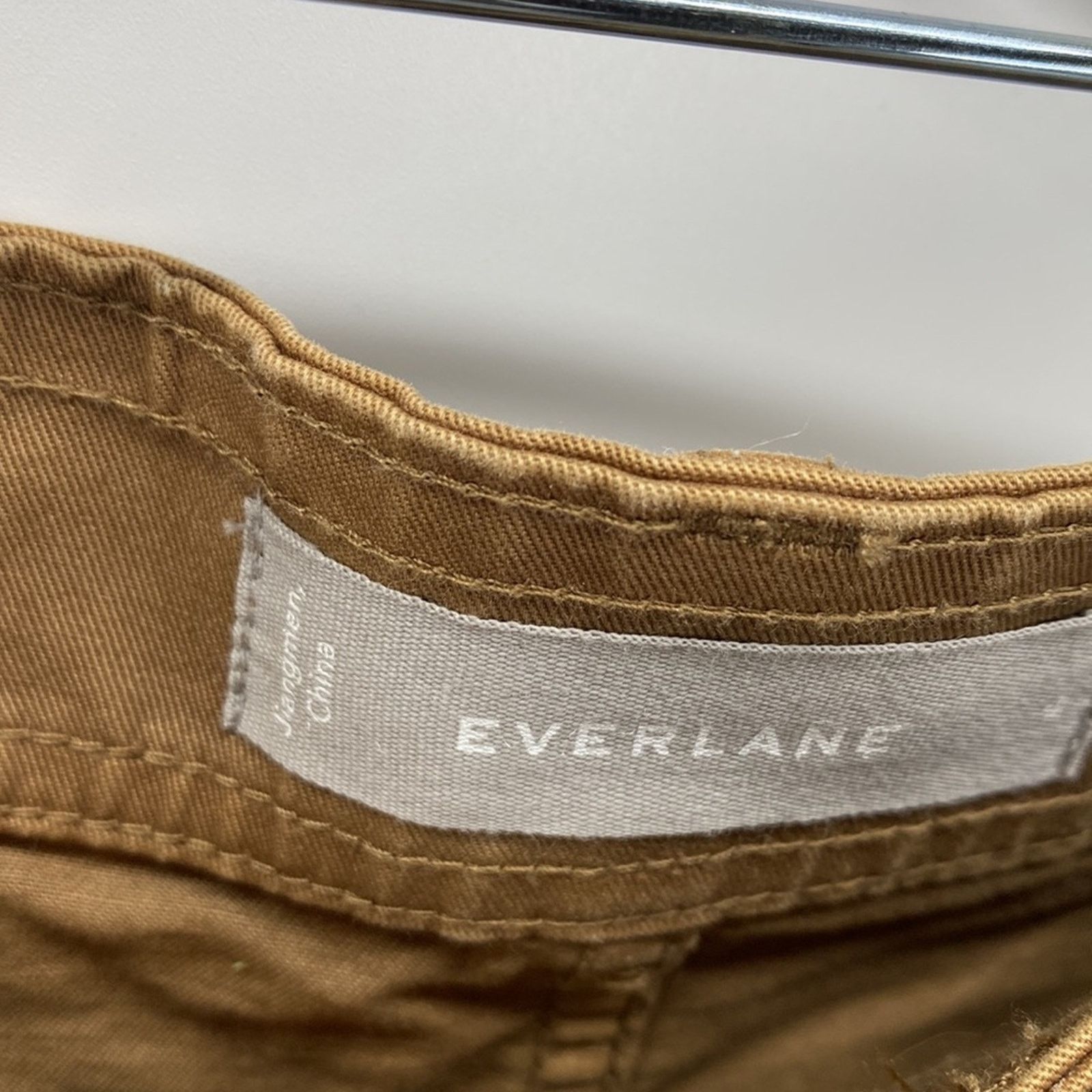 Everlane Everlane khaki high waisted wide leg cropped pants size 4 Size 27" / US 4 / IT 40 - 7 Thumbnail