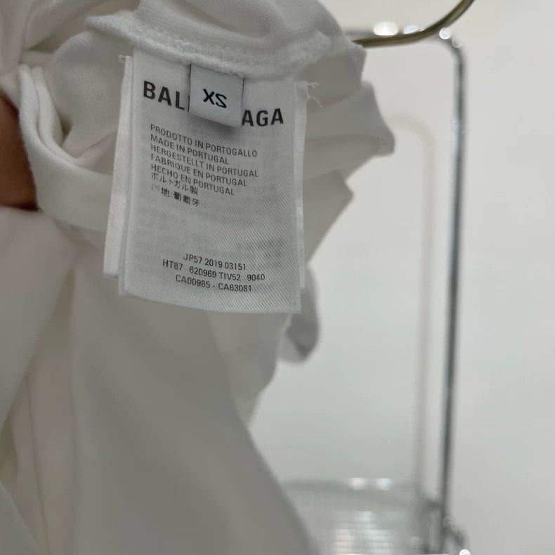 Balenciaga Balenciaga White Cola Printed Short Sleeve Size US XS / EU 42 / 0 - 6 Thumbnail