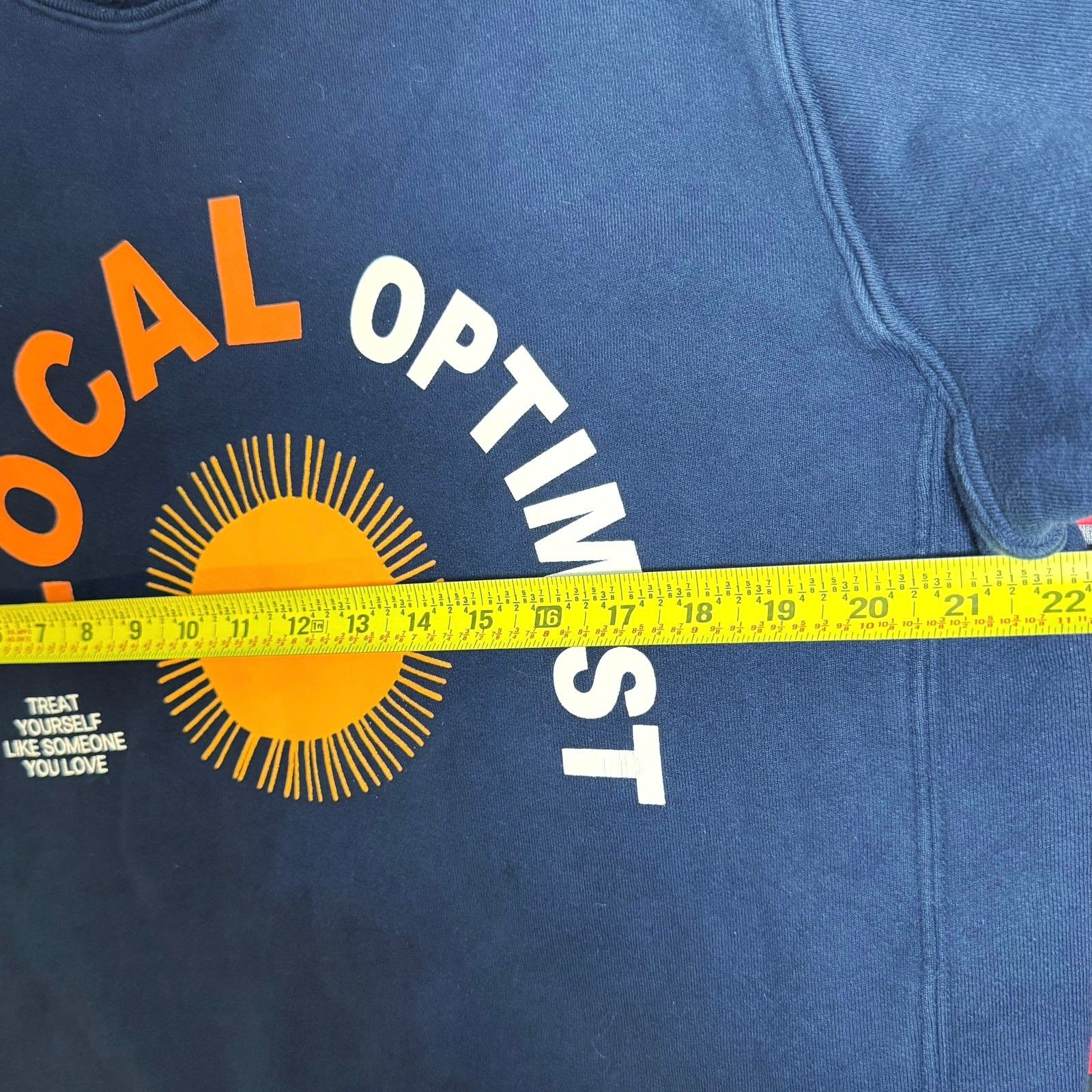 Madhappy •NEW• MadHappy Crewneck Local Optimist in Navy • Medium Size M / US 6-8 / IT 42-44 - 5 Thumbnail