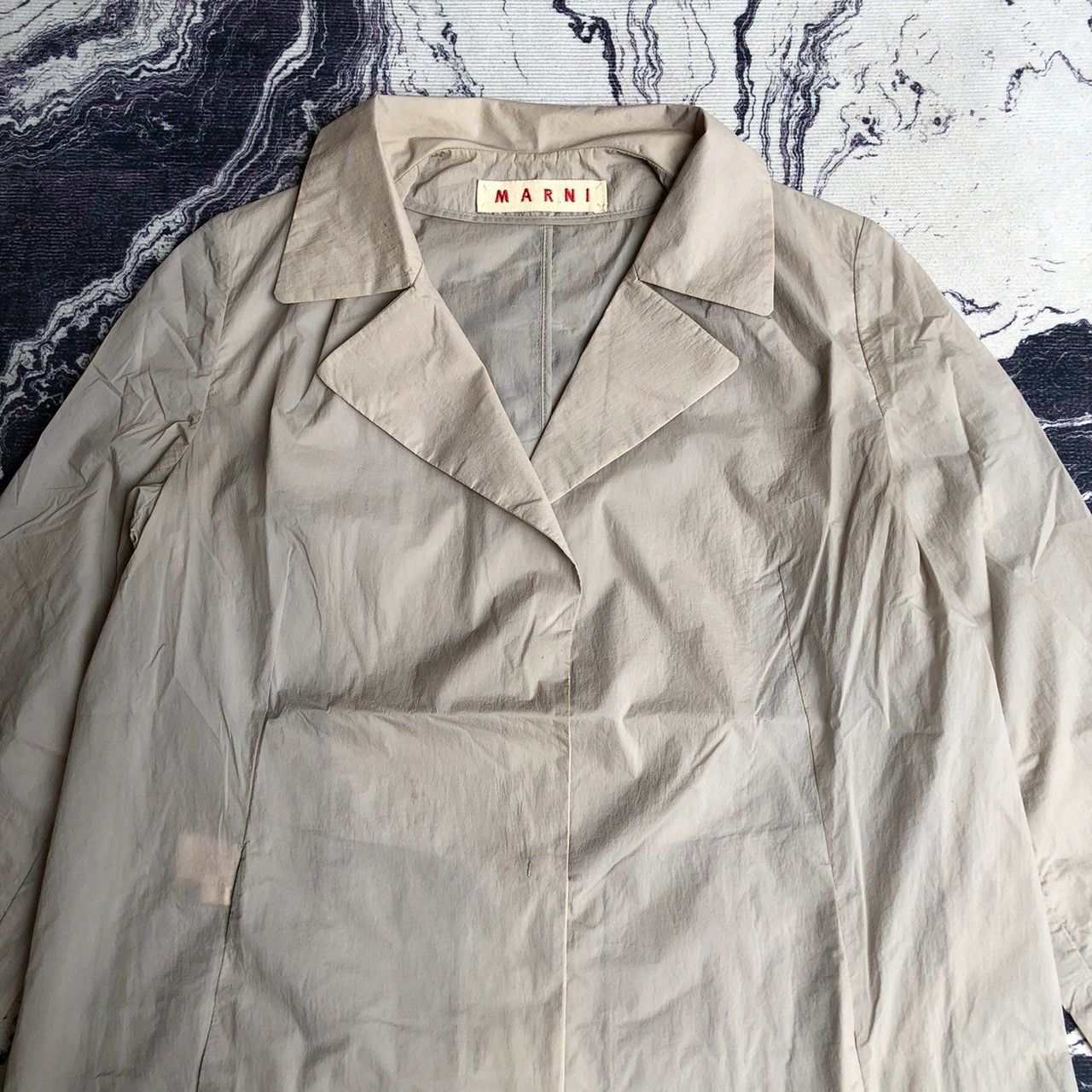 Marni Vintage Marni Nylon Shirt Coat Size XS / US 0-2 / IT 36-38 - 3 Thumbnail
