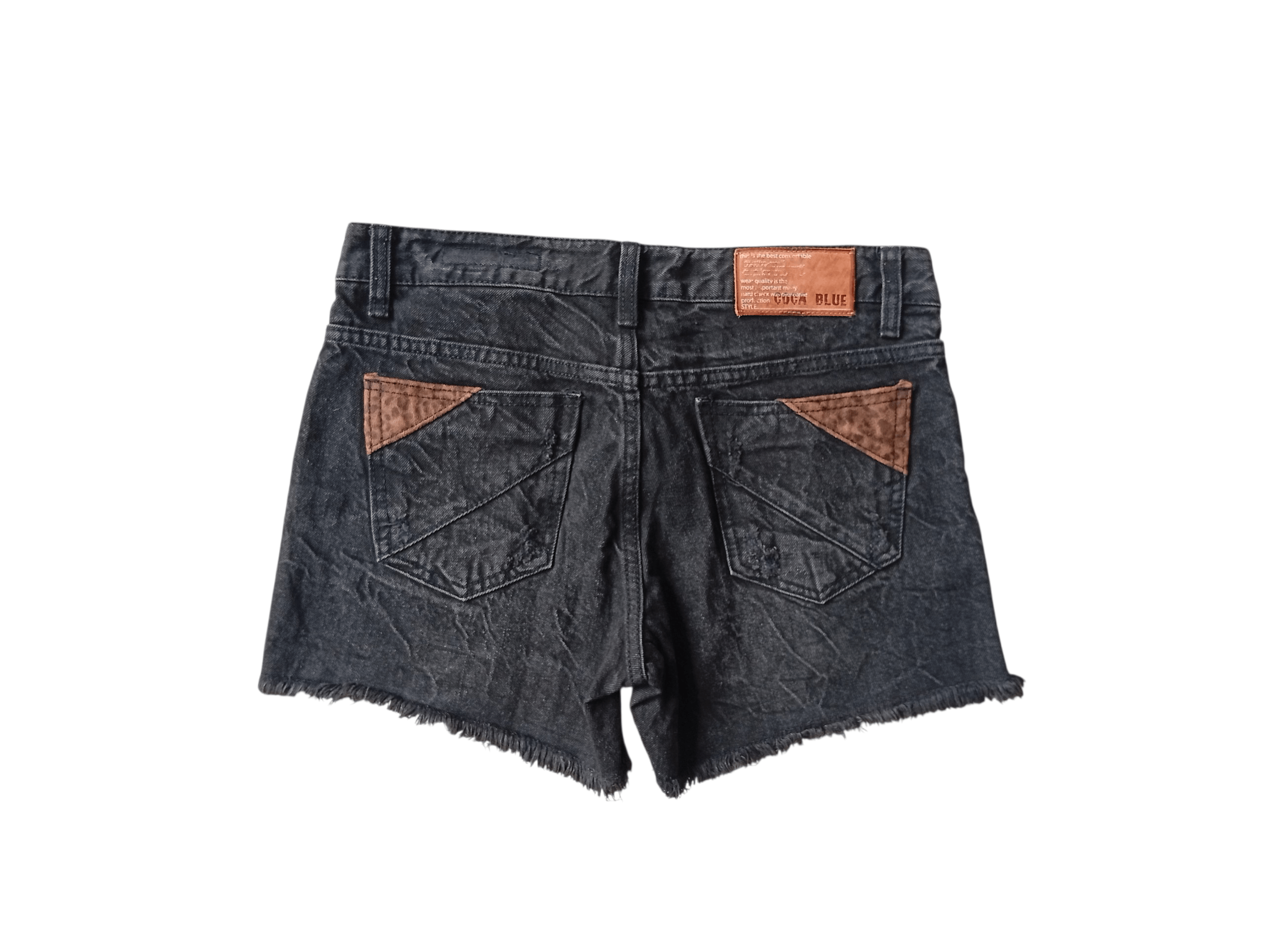 Japanese Brand Cocablue leopard denim short Size 28" / US 6 / IT 42 - 4 Thumbnail