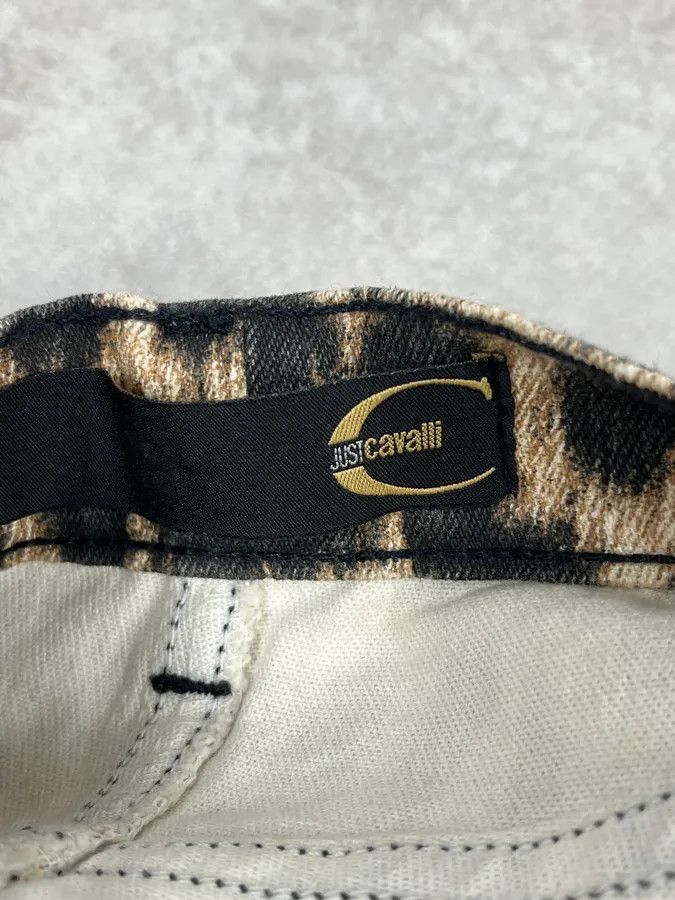 Roberto Cavalli SS2003 Cavalli Leopard Beige & Black Skirt Size US S / EU 44-46 / 1 - 10 Thumbnail