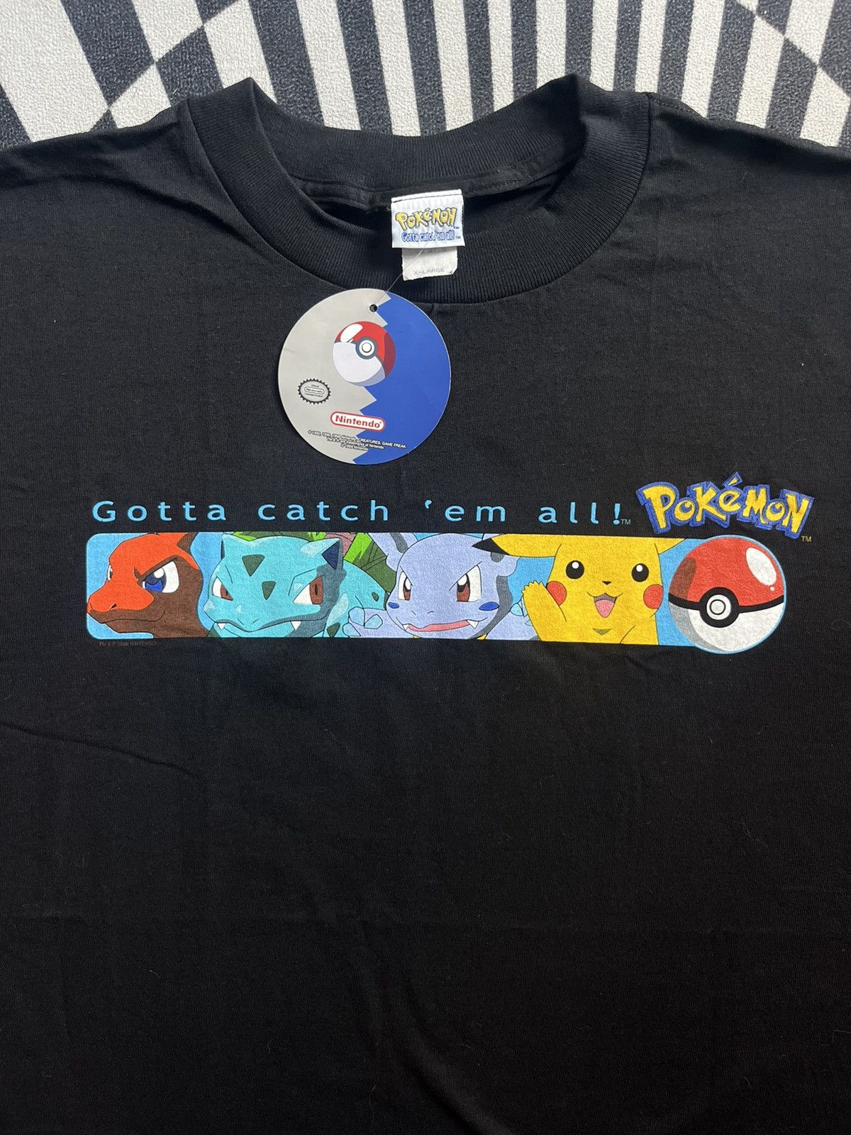 Pokemon Vintage Pokemon 1999’s Start Nintendo Anime Tshirt Size US XL / EU 56 / 4 - 6 Thumbnail