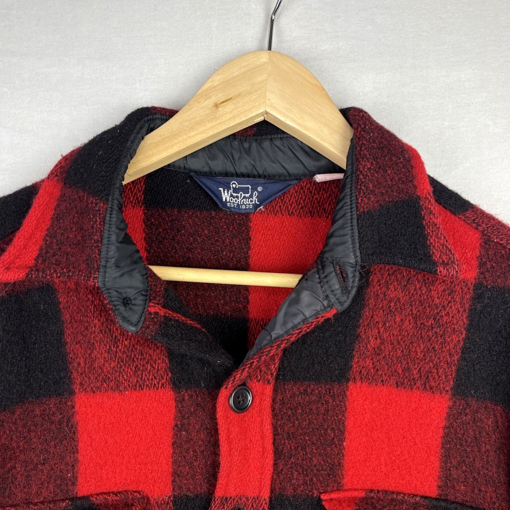 Vintage VINTAGE Woolrich Jacket Mens XL Mackinaw Hunting Red Black Buffalo Plaid Wool 53 Size US XL / EU 56 / 4 - 4 Thumbnail