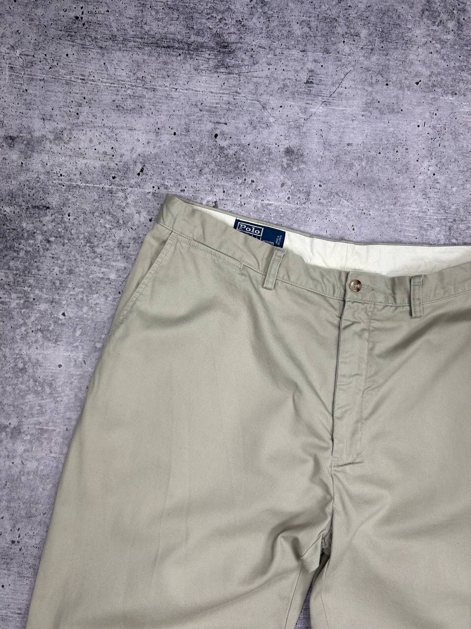 Polo Ralph Lauren × Vintage Vintage Polo Ralph Lauren Y2K Style Gordon Chino Beige Pants Size US 38 / EU 54 - 7 Thumbnail