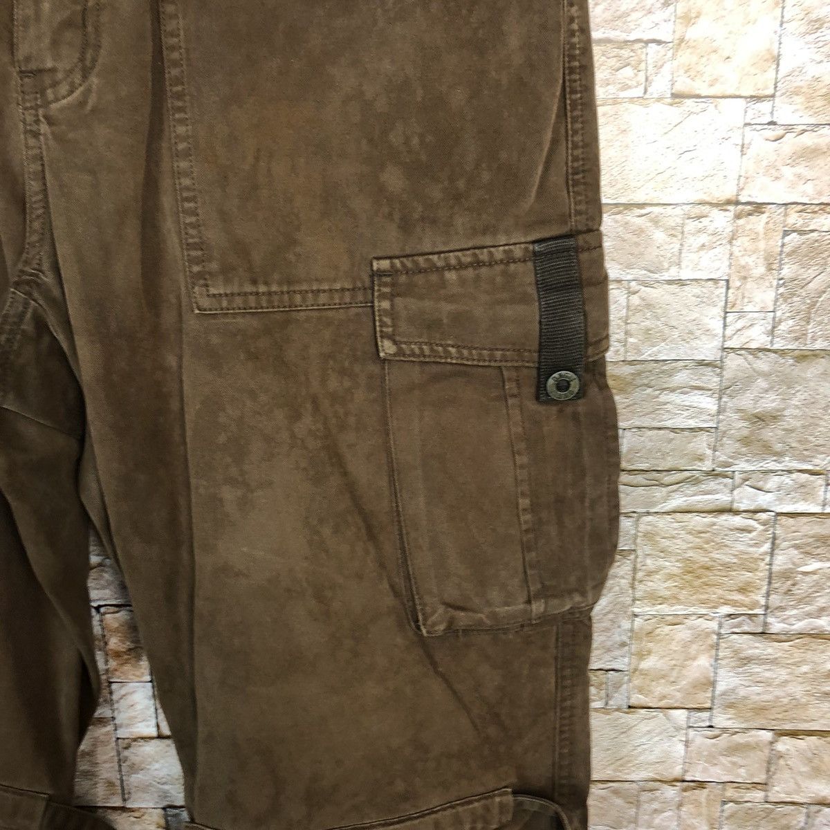 Japanese Brand O.N.G Jeans utility tactical Cargo Multipocket Pants #A355 Size US 31 - 10 Thumbnail