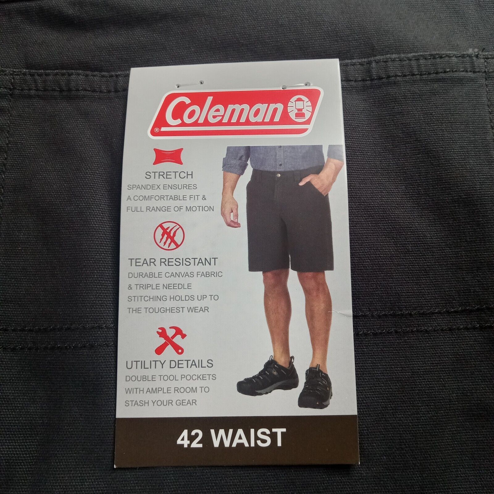 Coleman Coleman Carpenter Shorts Men's Size 42 Gray Tear Resistant Size US 42 / EU 58 - 6 Thumbnail