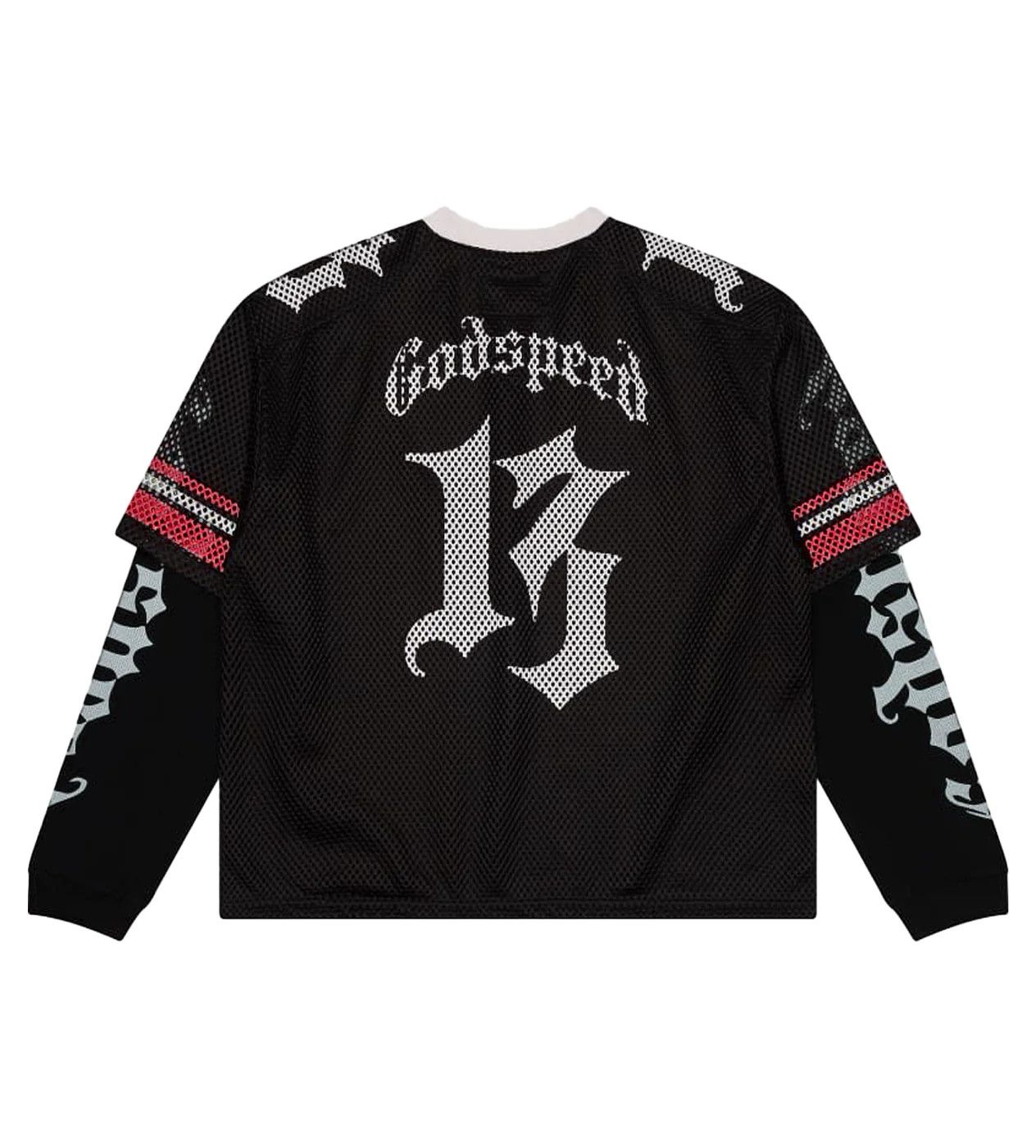 Godspeed Godspeed 'Boom' TD Layered Black & Red Jersey Size US L / EU 52-54 / 3 - 2 Thumbnail