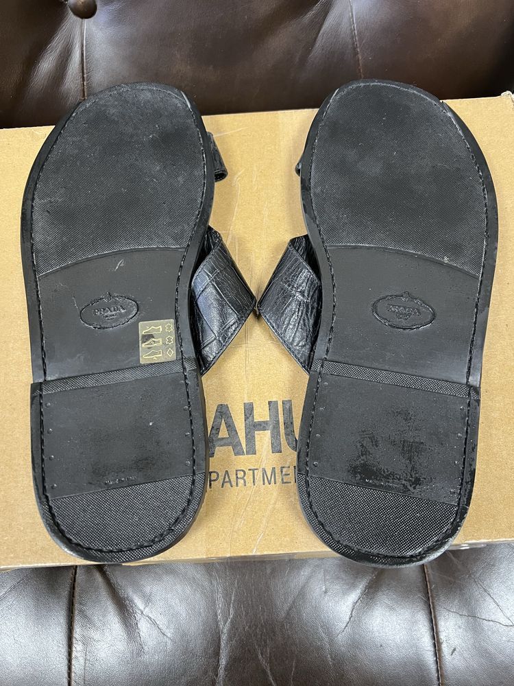 Prada Prada Leather Slip on shoes Size US 11 / EU 44 - 5 Thumbnail