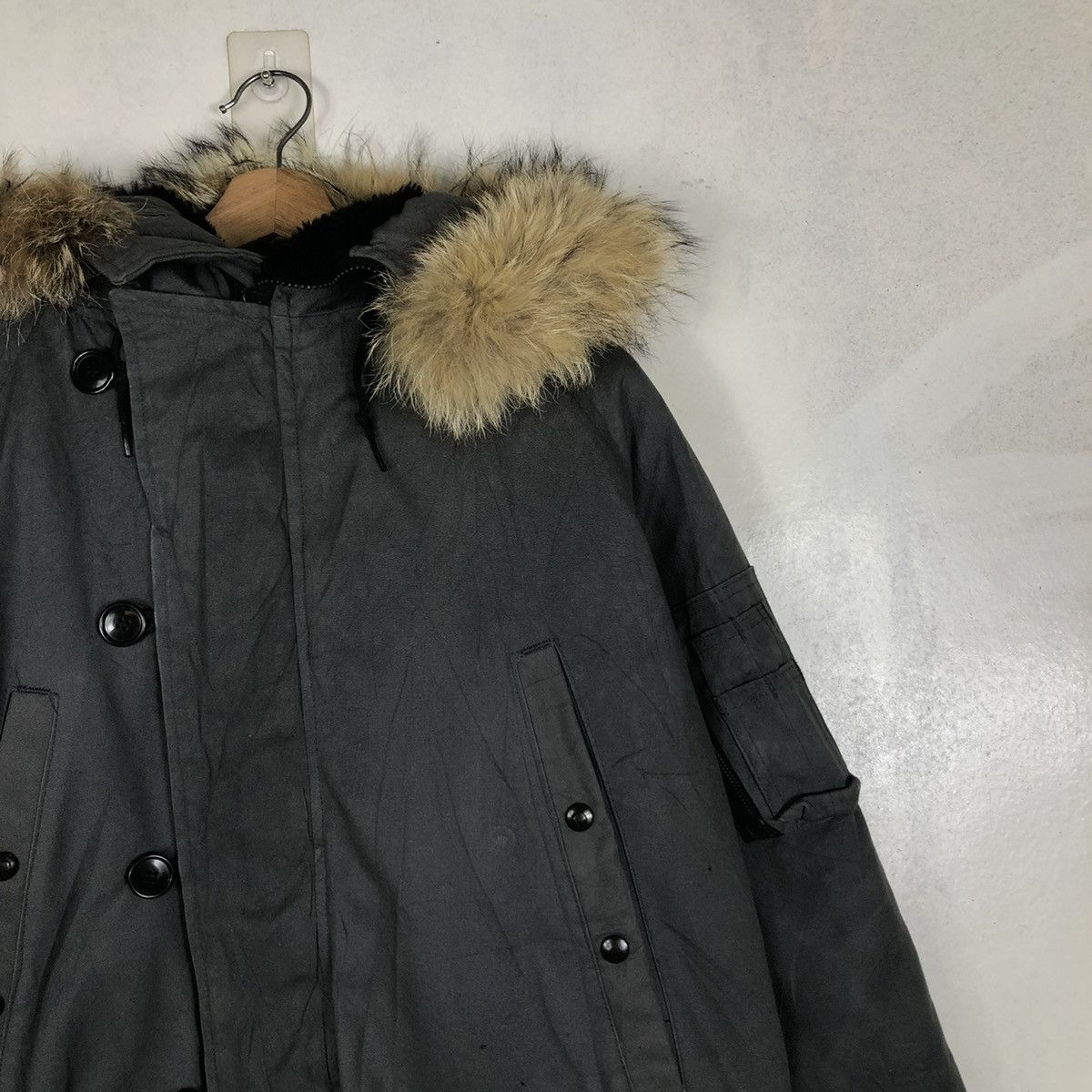 I. Spiewak And Sons 📌VINTAGE BOMBER JACKET 1N3BFJ I.SPIEWAK SON FUR HOODIE Size US M / EU 48-50 / 2 - 8 Thumbnail