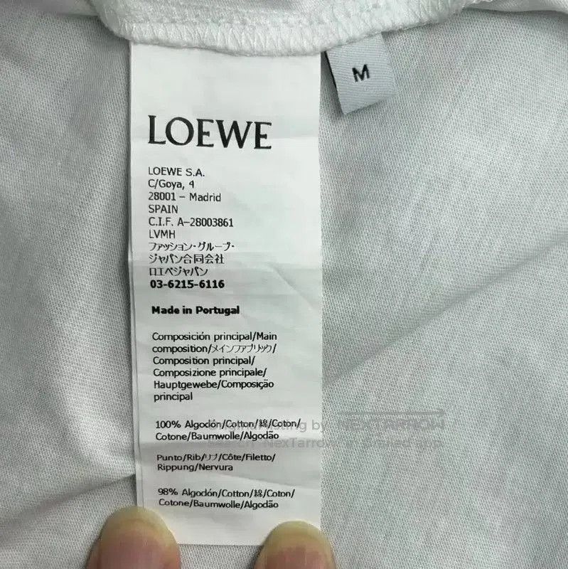 Loewe Loewe White Cotton Women's T-Shirt . Size M / US 6-8 / IT 42-44 - 5 Thumbnail