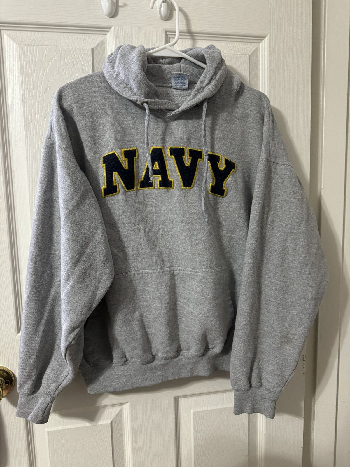 Other “NAVY” Grey Hoodie Size L / US 10 / IT 46 - 1 Thumbnail