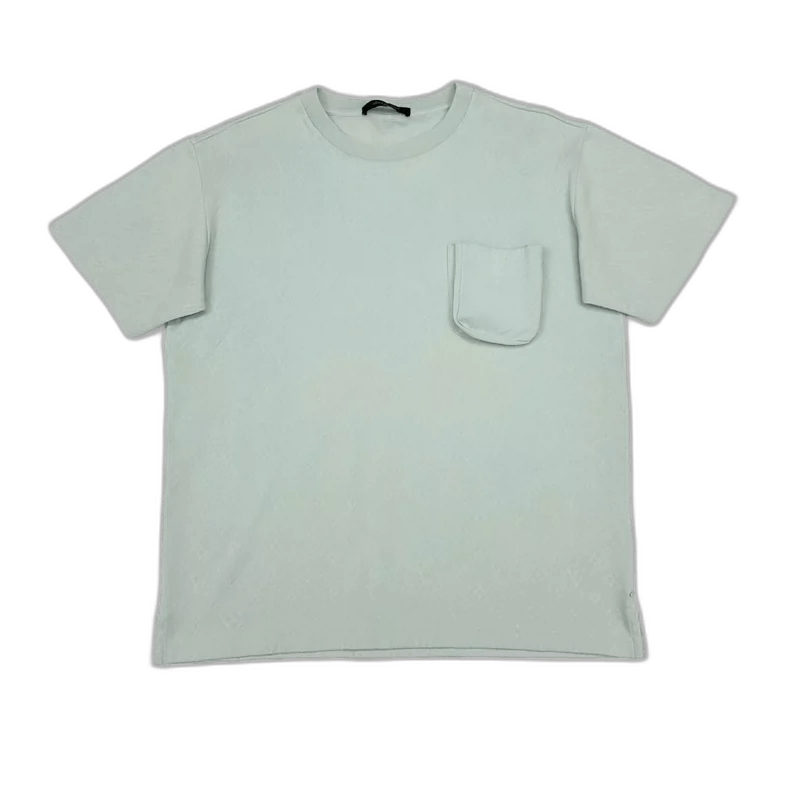 Louis Vuitton Louis Vuitton Mint Green Pocket Short Sleeve Shirt Size US L / EU 52-54 / 3 - 1 Thumbnail