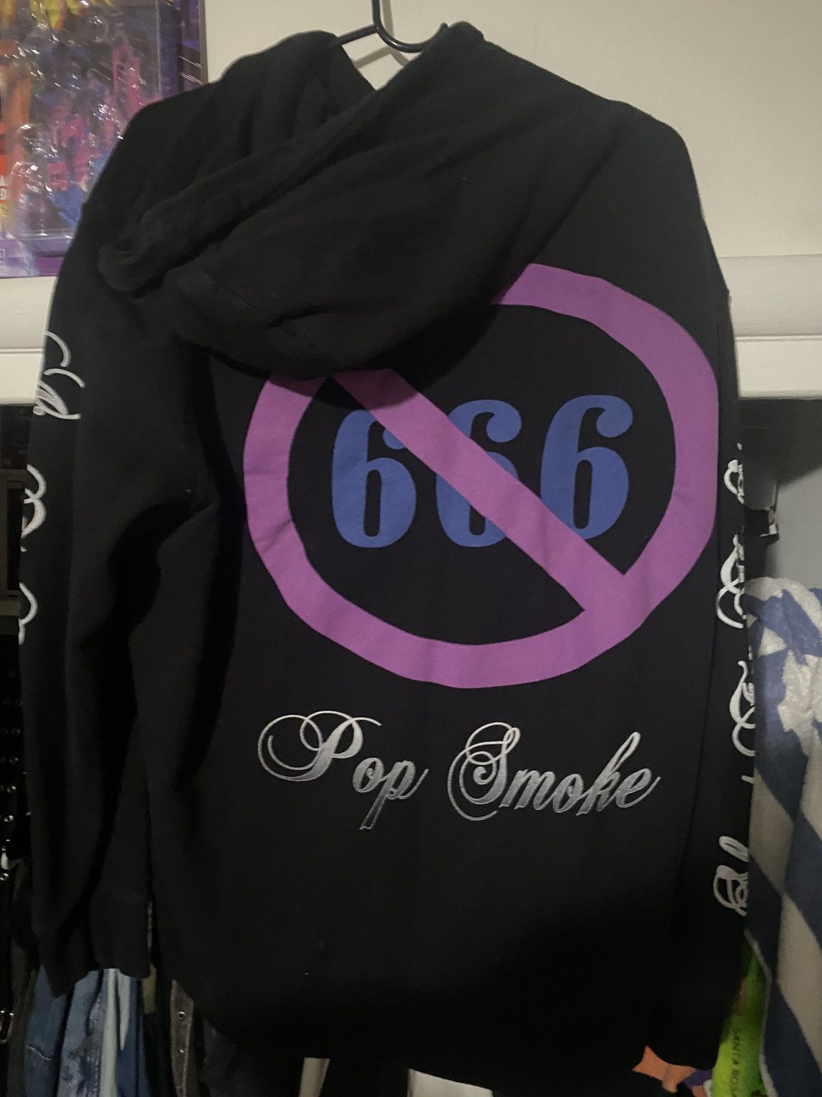 Other Pop smoke who decides war hoodie “666🚫” Size US XL / EU 56 / 4 - 2 Thumbnail