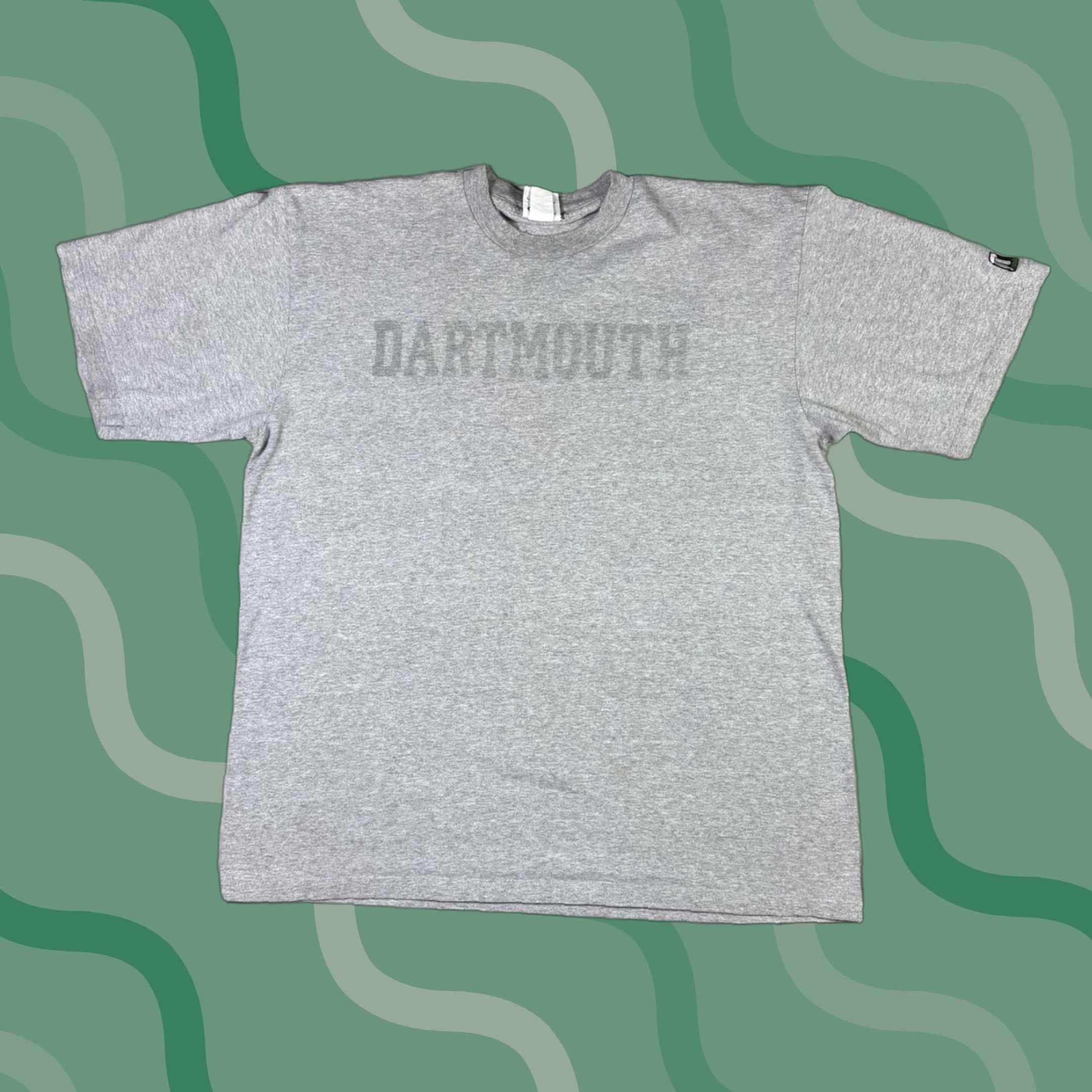 Vintage VINTAGE Dartmout College T Shirt Gray Adult XL 90s Y2K Crew Neck Cotton Regular Men Size US XL / EU 56 / 4 - 1 Thumbnail