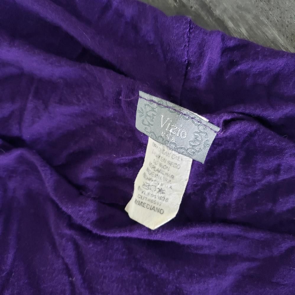 Designer Purple Bling Detailed Vizio Mini Size M / US 6-8 / IT 42-44 - 4 Thumbnail