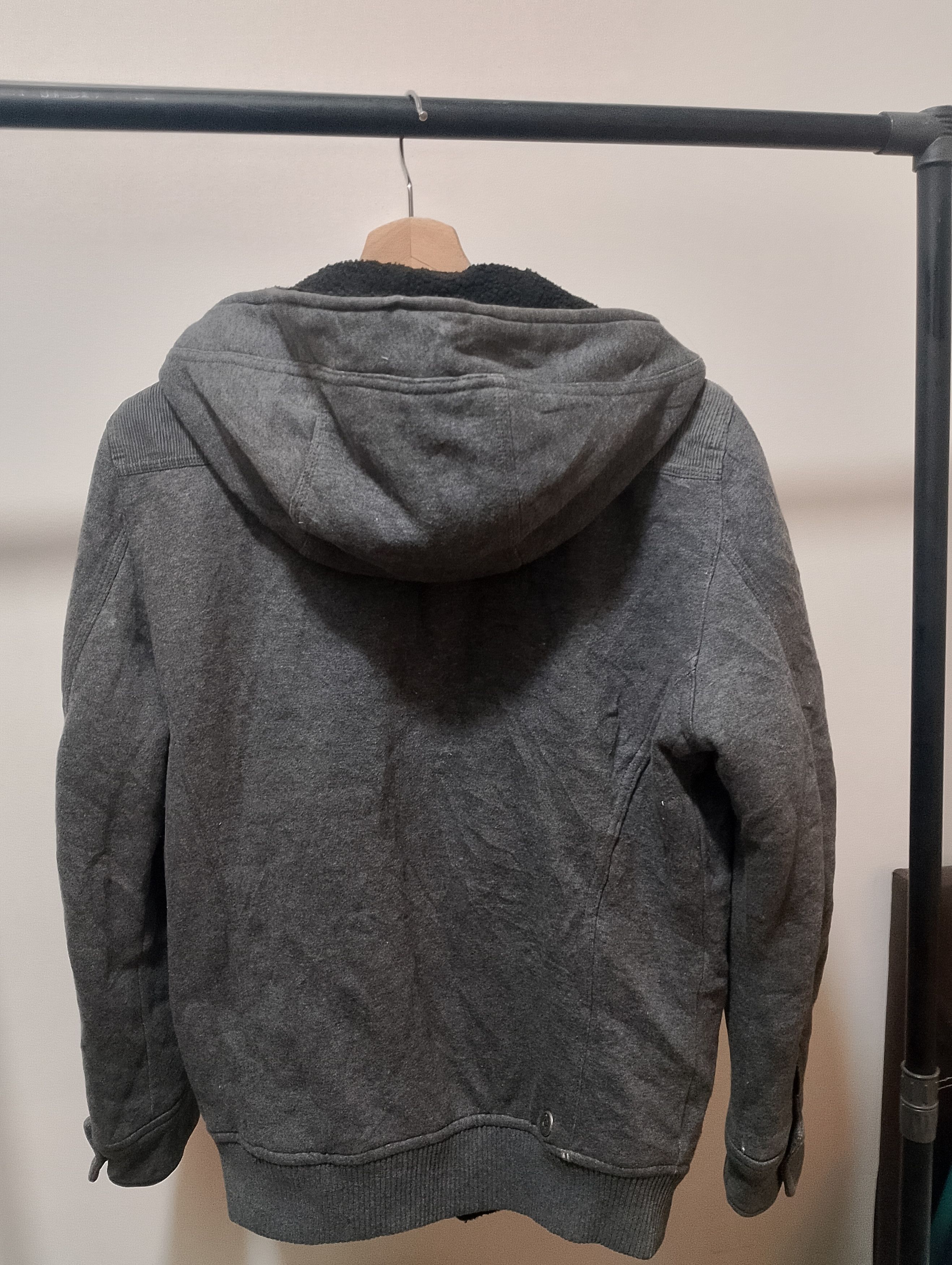 Diesel × Diesel Black Gold Diesel Washed Gray Zip Up Hoodie AvantGarde Jacket Y2K Size US S / EU 44-46 / 1 - 2 Thumbnail