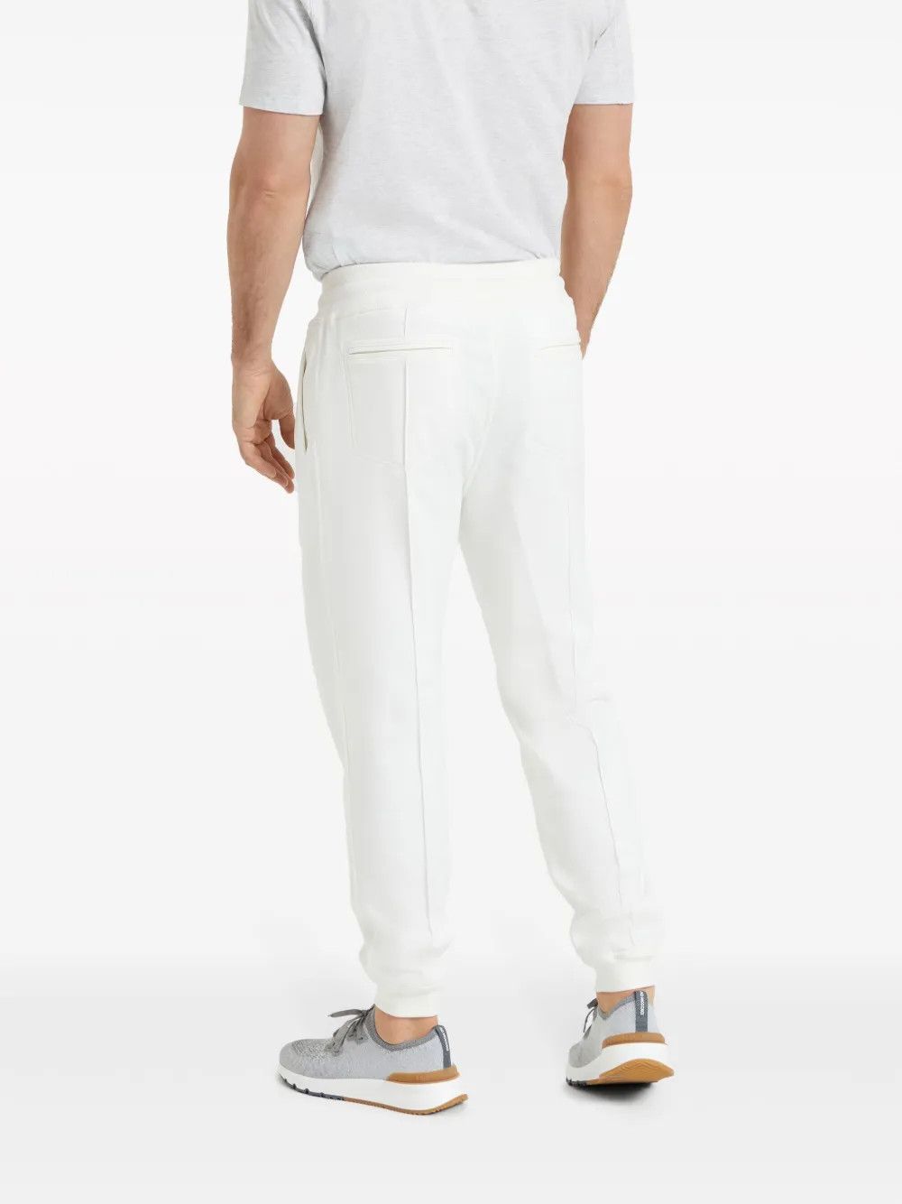 Brunello Cucinelli o1y0526 Jogger & Sweatpant in White Size US 32 / EU 48 - 3 Thumbnail