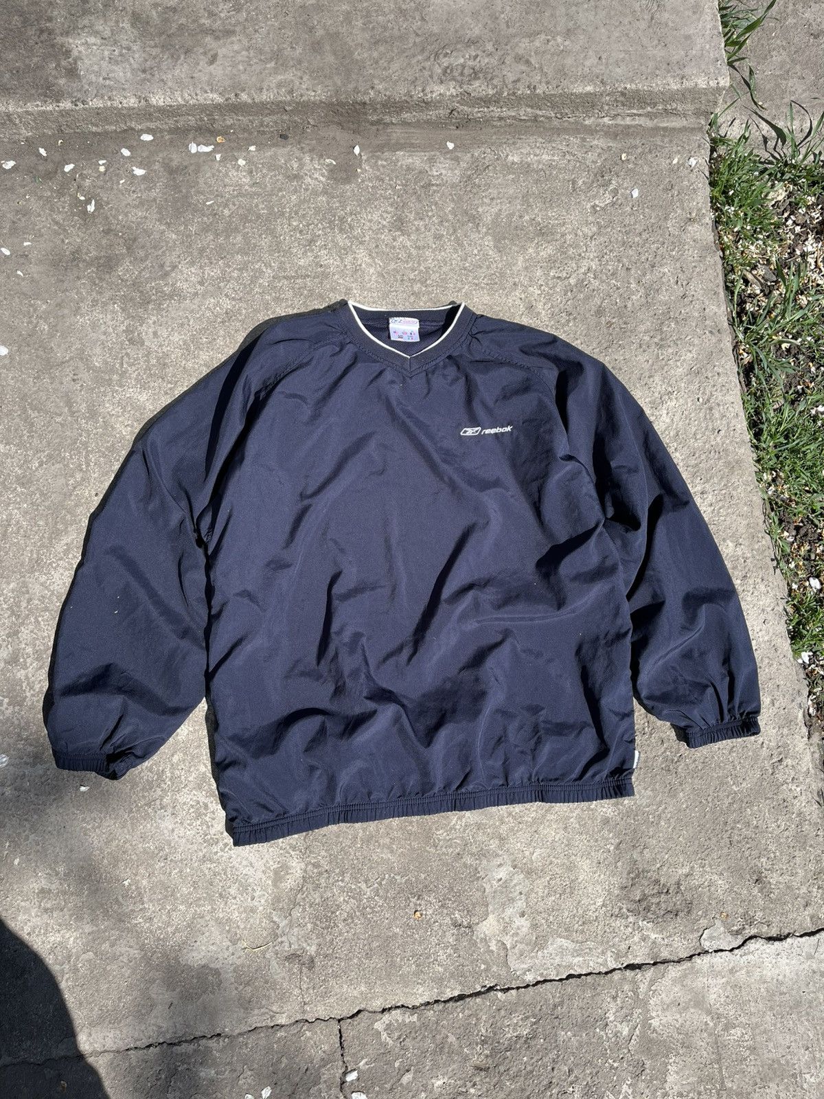 Reebok 💣REEBOK VINTAGE NYLON Y2K SWEATSHIRT Size US L / EU 52-54 / 3 - 1 Thumbnail