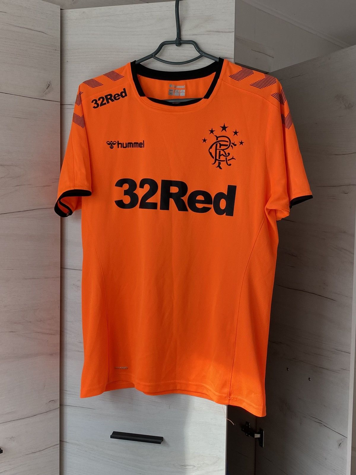 Hummel Rangers FC Orange Away Shirt Hummel 32Red Medium Size US M / EU 48-50 / 2 - 1 Thumbnail