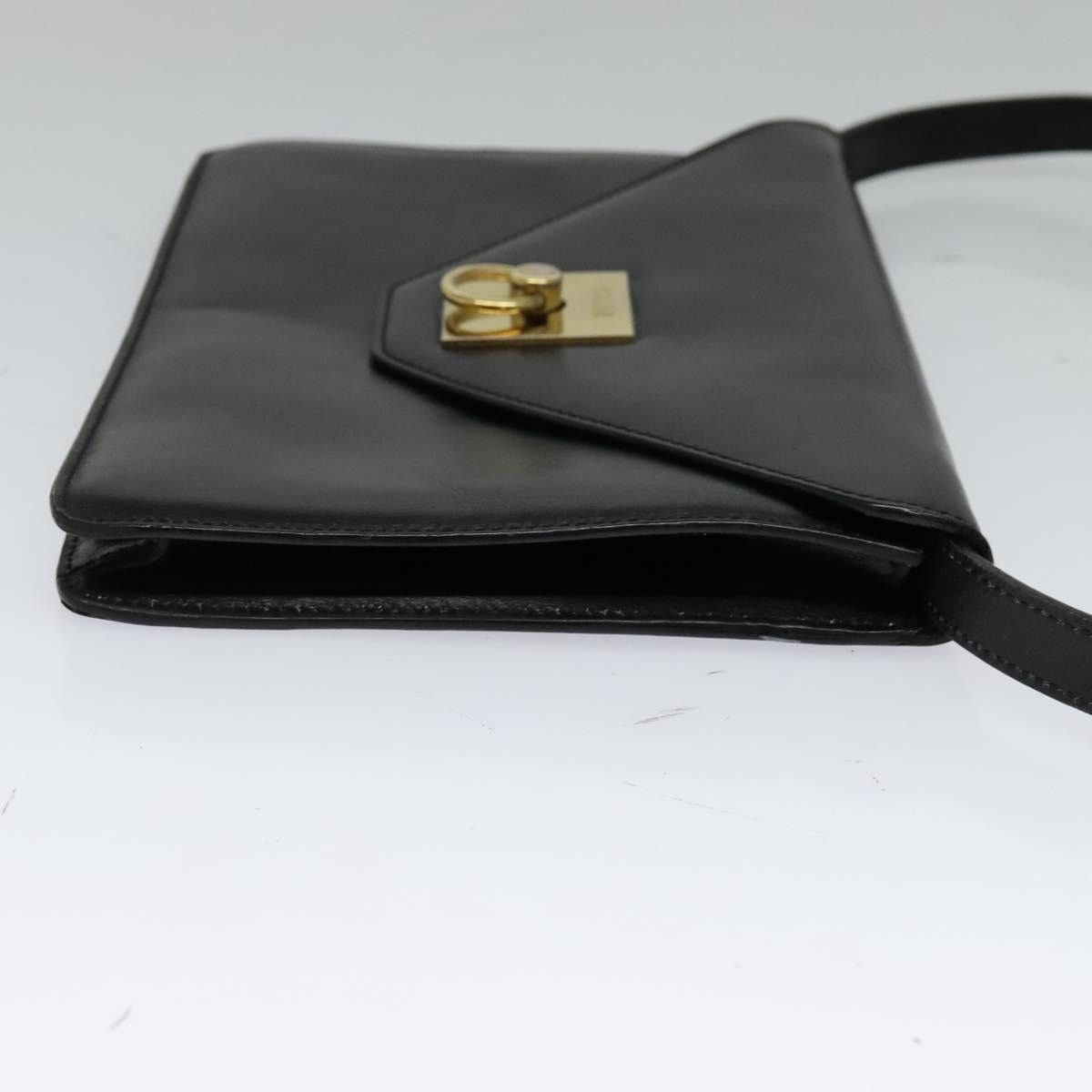 Celine CELINE Shoulder Bag Leather Black Gold Size ONE SIZE - 5 Thumbnail