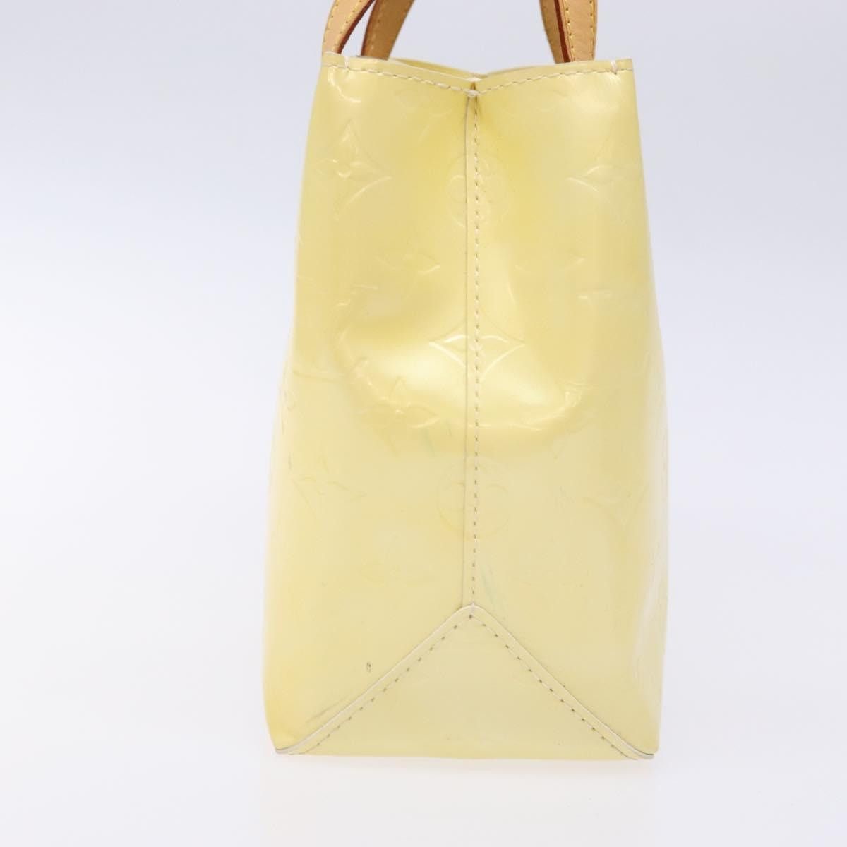 Louis Vuitton LOUIS VUITTON Monogram Vernis Reade PM Hand Bag Perle M91336 Size ONE SIZE - 3 Thumbnail