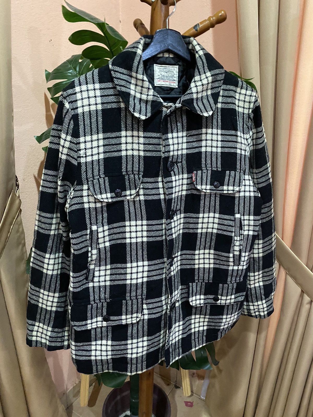 Levi's Levi’s Vintage Plaid Wool Jacket - Classic and Timeless Size US L / EU 52-54 / 3 - 3 Thumbnail