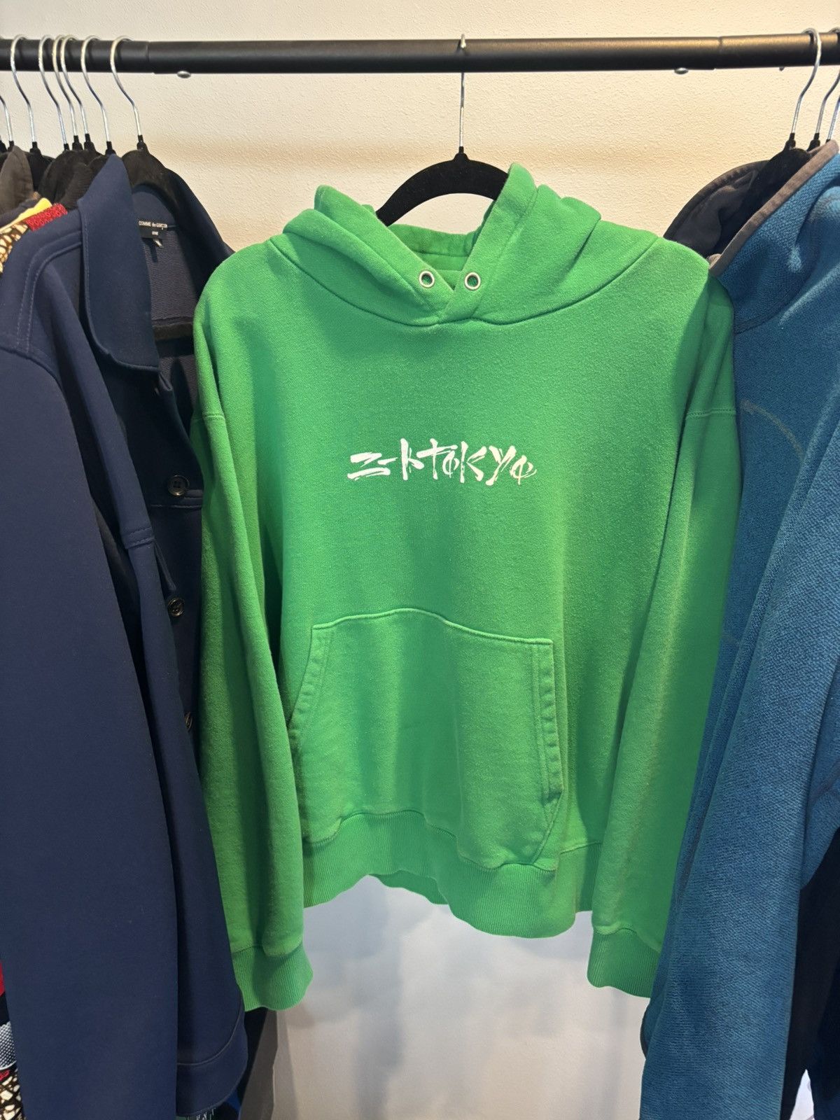 Japanese Brand Green Tokyo French Terry Hoodie 🍀 Size US L / EU 52-54 / 3 - 1 Thumbnail