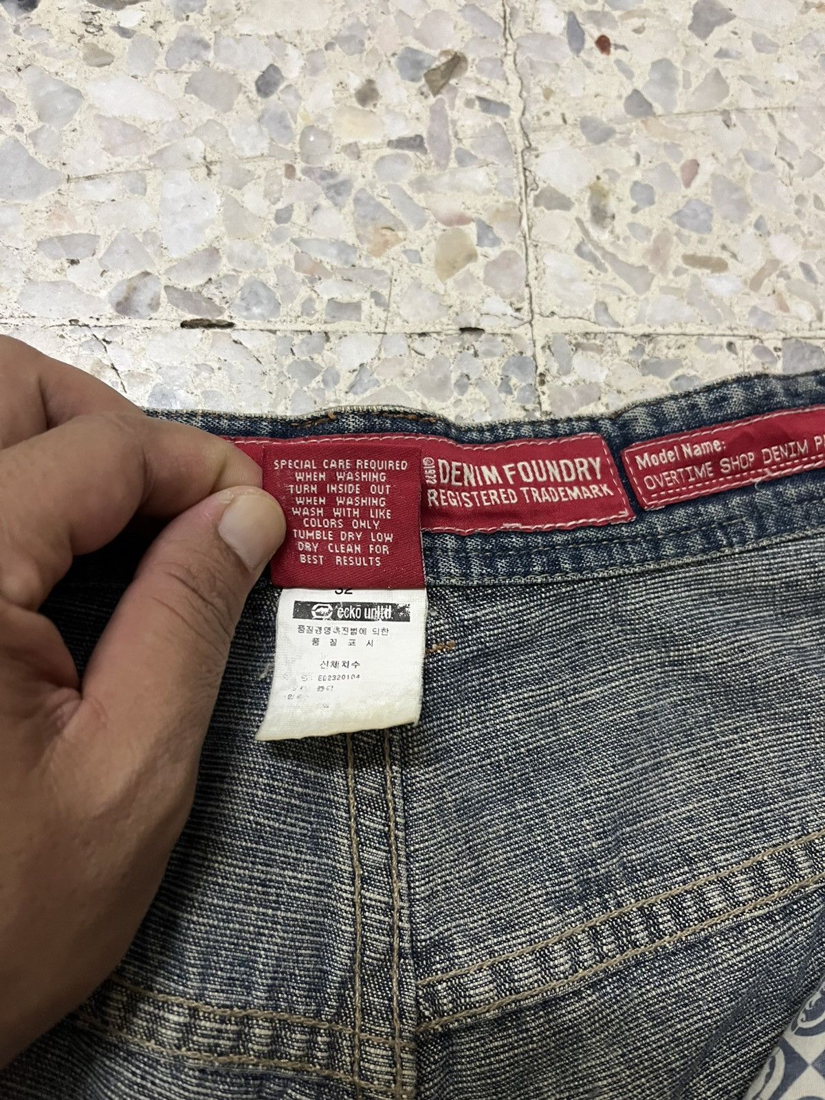 Vintage Vintage Ecko Unltd denim foundry baggy jeans Size US 34 / EU 50 - 10 Thumbnail