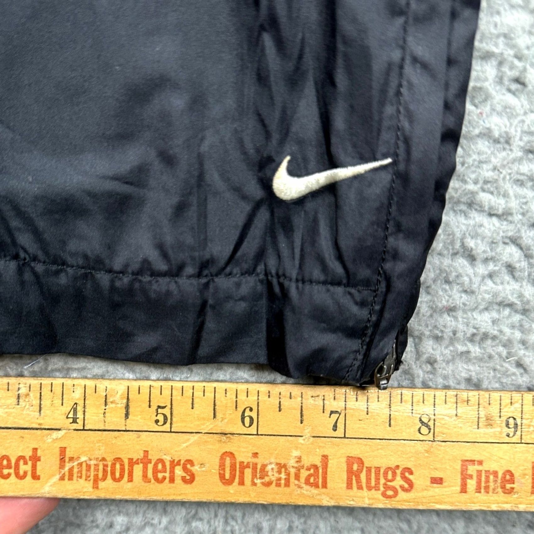Nike Nike Track Pants Mens XL Black Lightweight Elastic Waist Drawstring Pockets Zippered Cuffs Lined Gym Training Casual Size US 36 / EU 52 - 7 Thumbnail