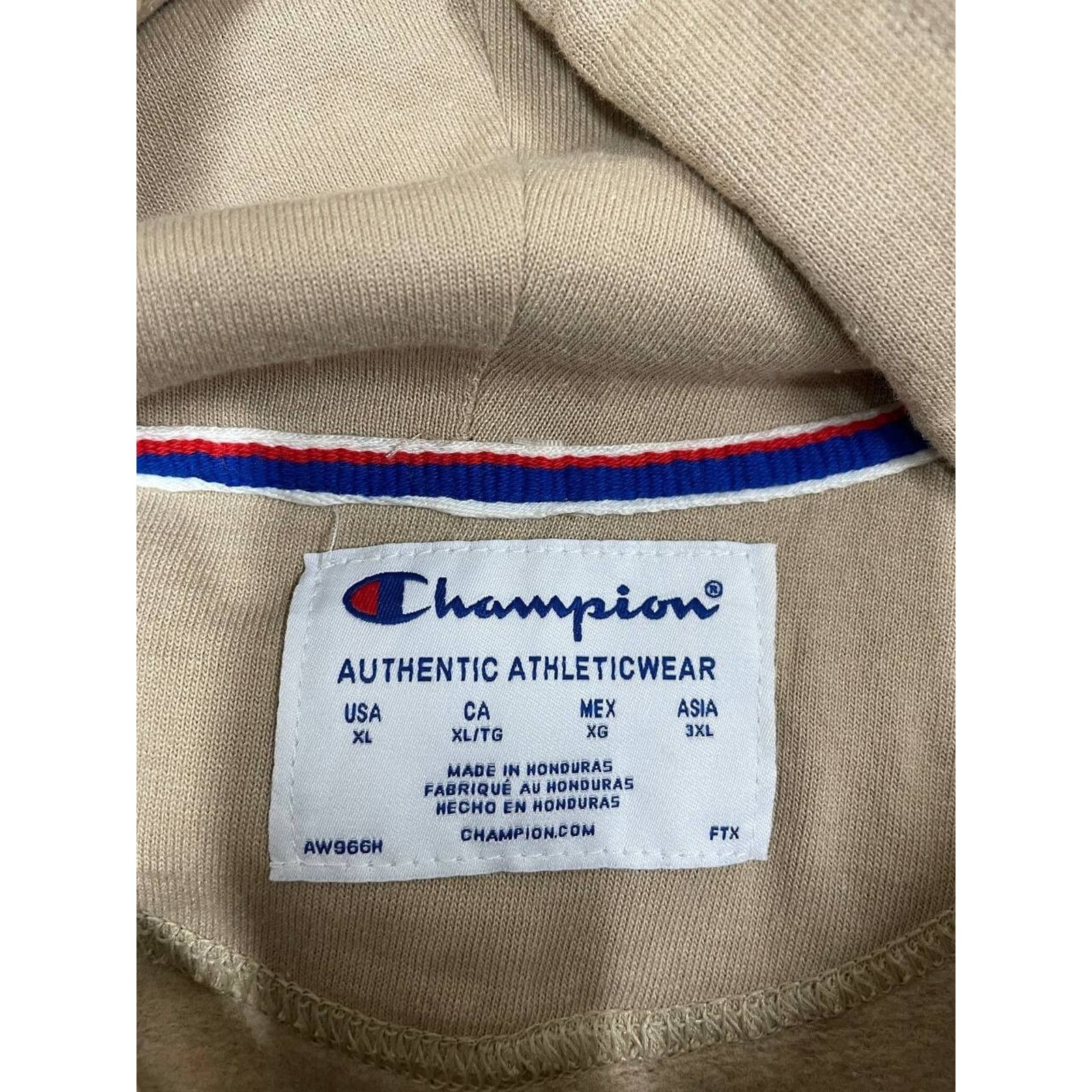 Champion Vintage Champion Brown Hoodie XL Small Stains USA Size US XL / EU 56 / 4 - 5 Thumbnail