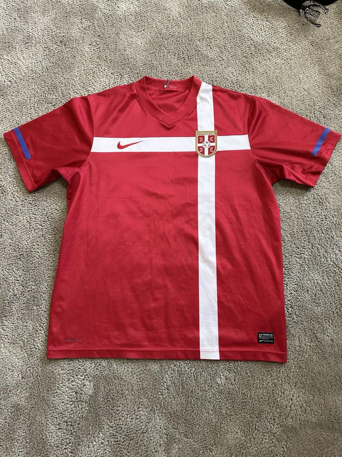 Nike SERBIA 2010 2011 HOME FOOTBALL SHIRT SOCCER JERSEY NIKE SZ L Size US M / EU 48-50 / 2 - 1 Thumbnail
