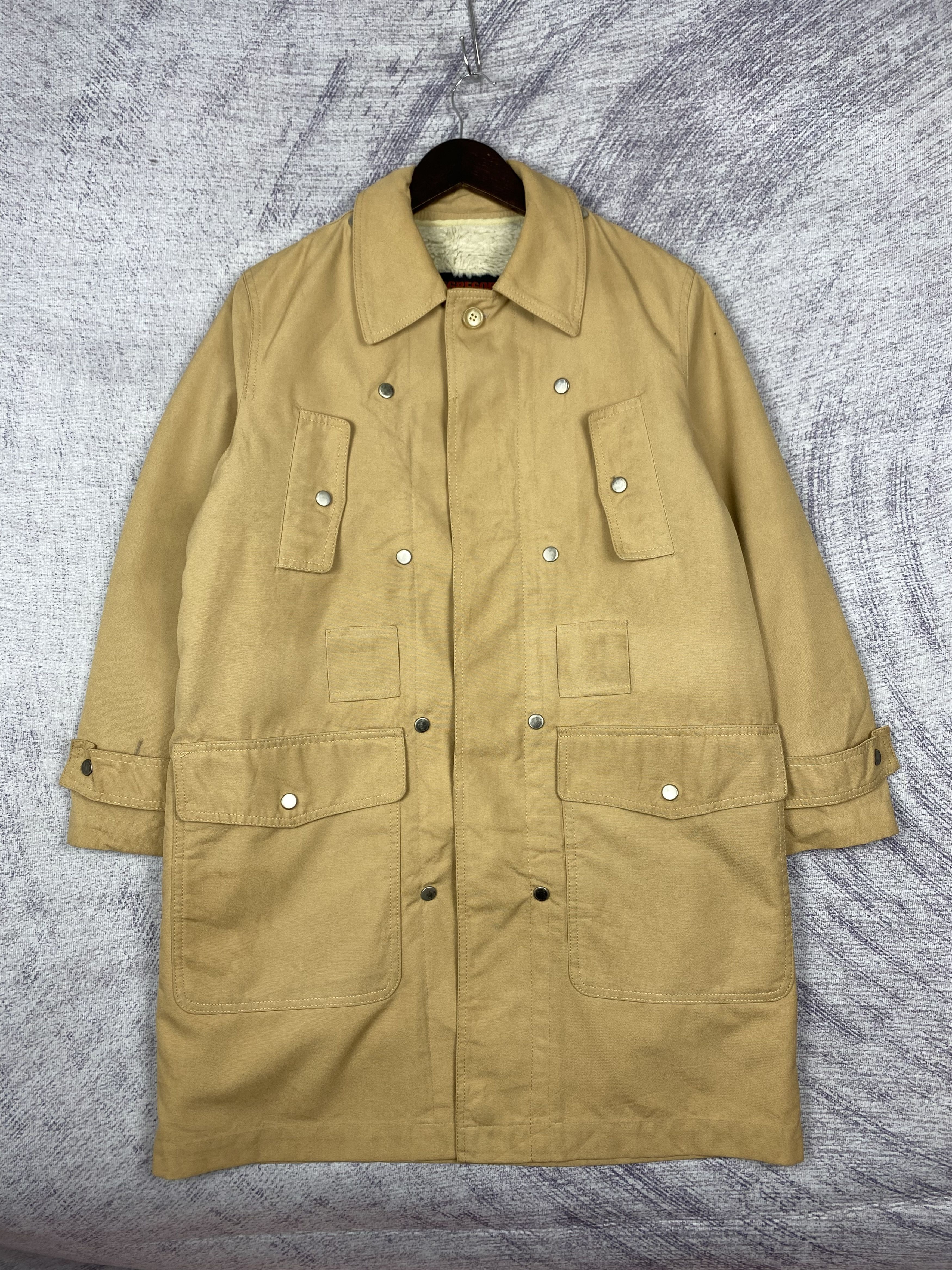 McGregor Vintage Mcgregor Fleece Lining Button Up Long Jacket Size US M / EU 48-50 / 2 - 1 Thumbnail