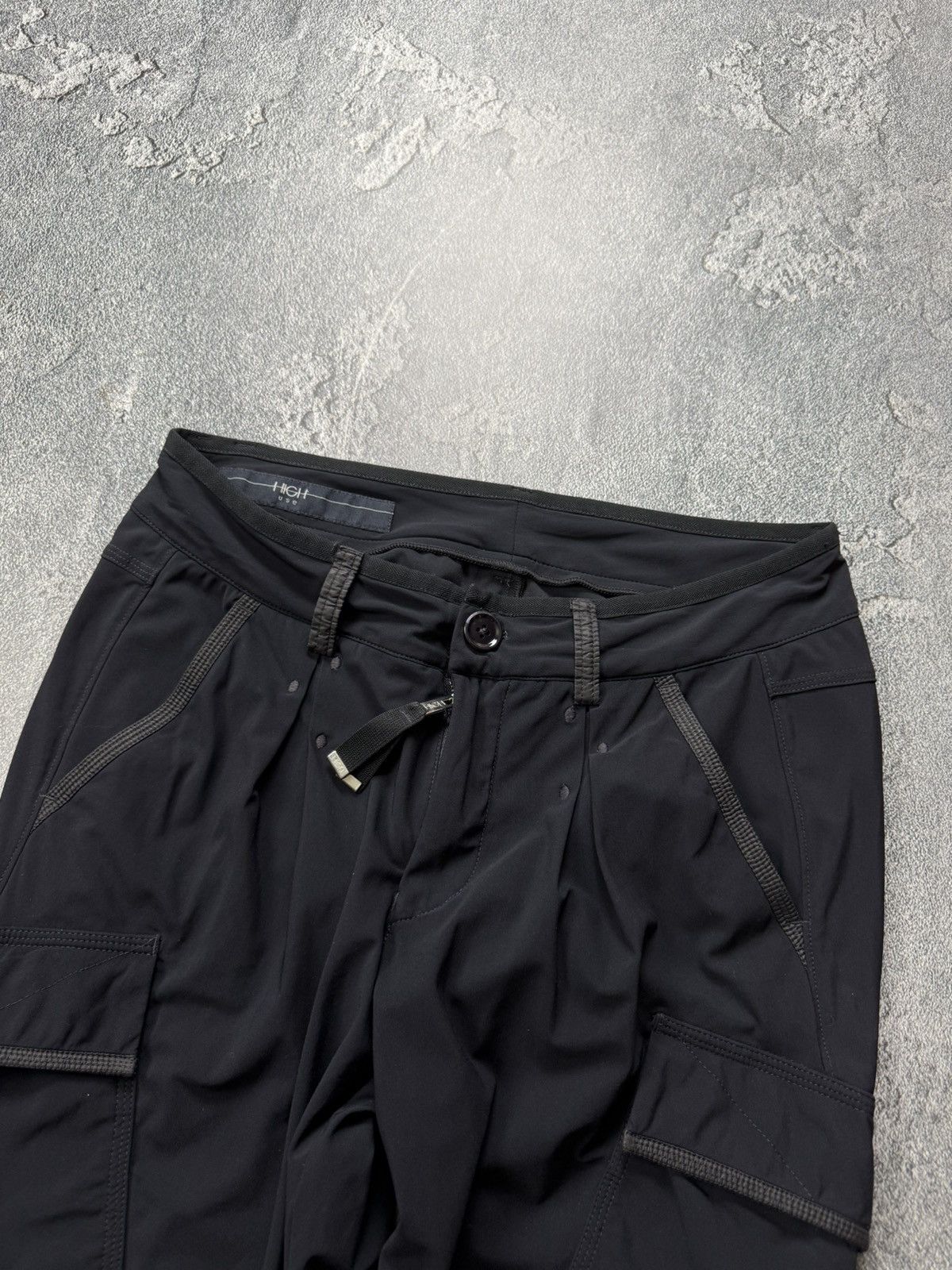 Ann Demeulemeester High Use by Claire Campbell Waits Logo Tech Cargo Sweatpants Size 30" / US 8 / IT 44 - 4 Thumbnail