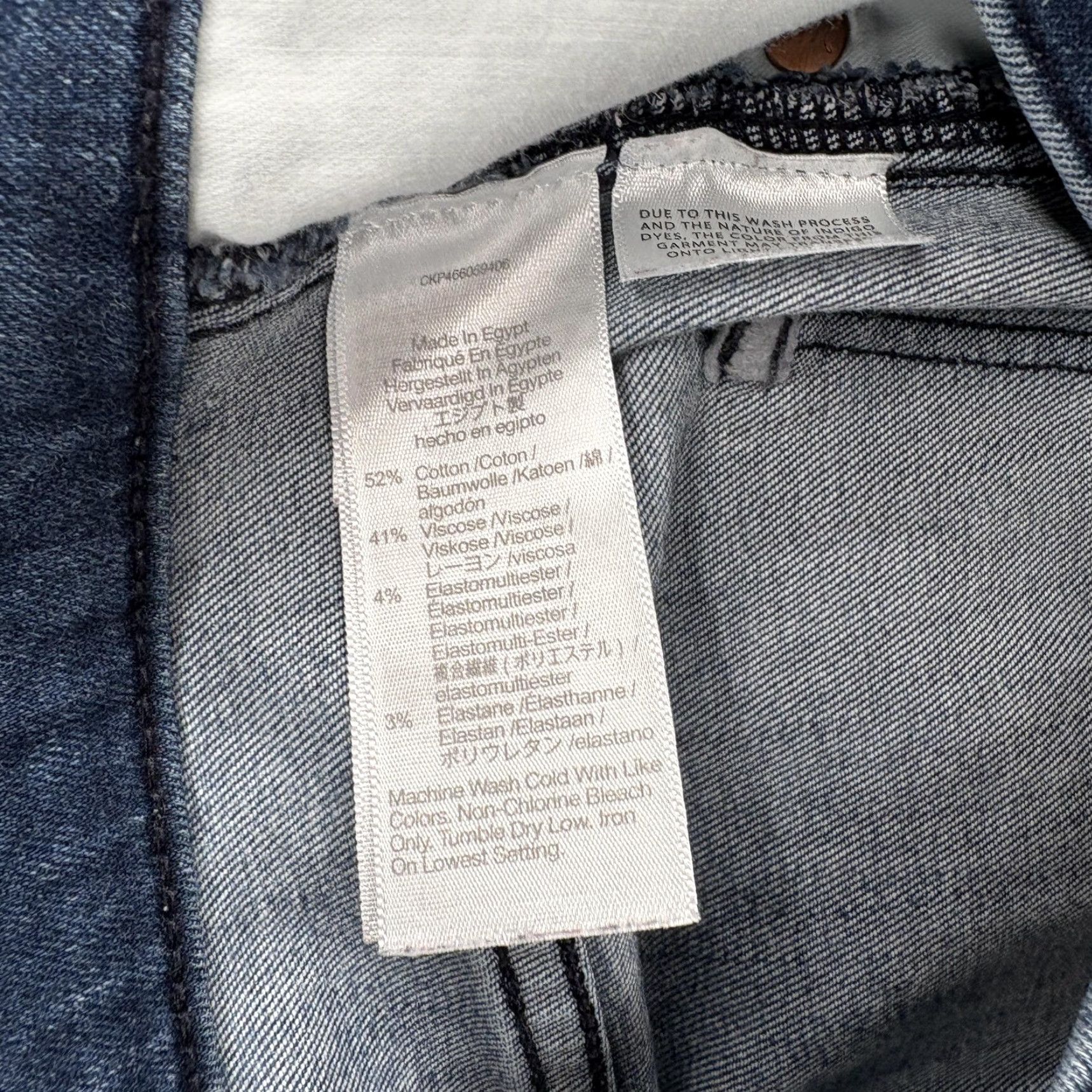 Madewell Madewell Jeans Womens 28 Blue Mid Rise Stovepipe Straight Leg Stretch Denim Size 28" / US 6 / IT 42 - 6 Thumbnail