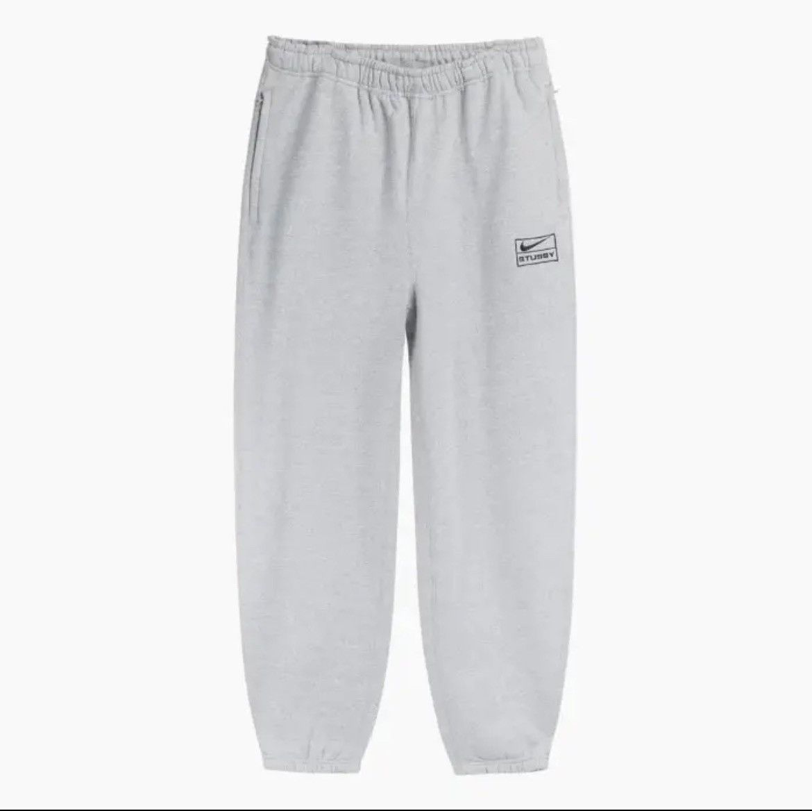 image of Stussy X Nike Nrg Br Fleece Sweatpants (Fw23) in Grey, Men's (Size 40)