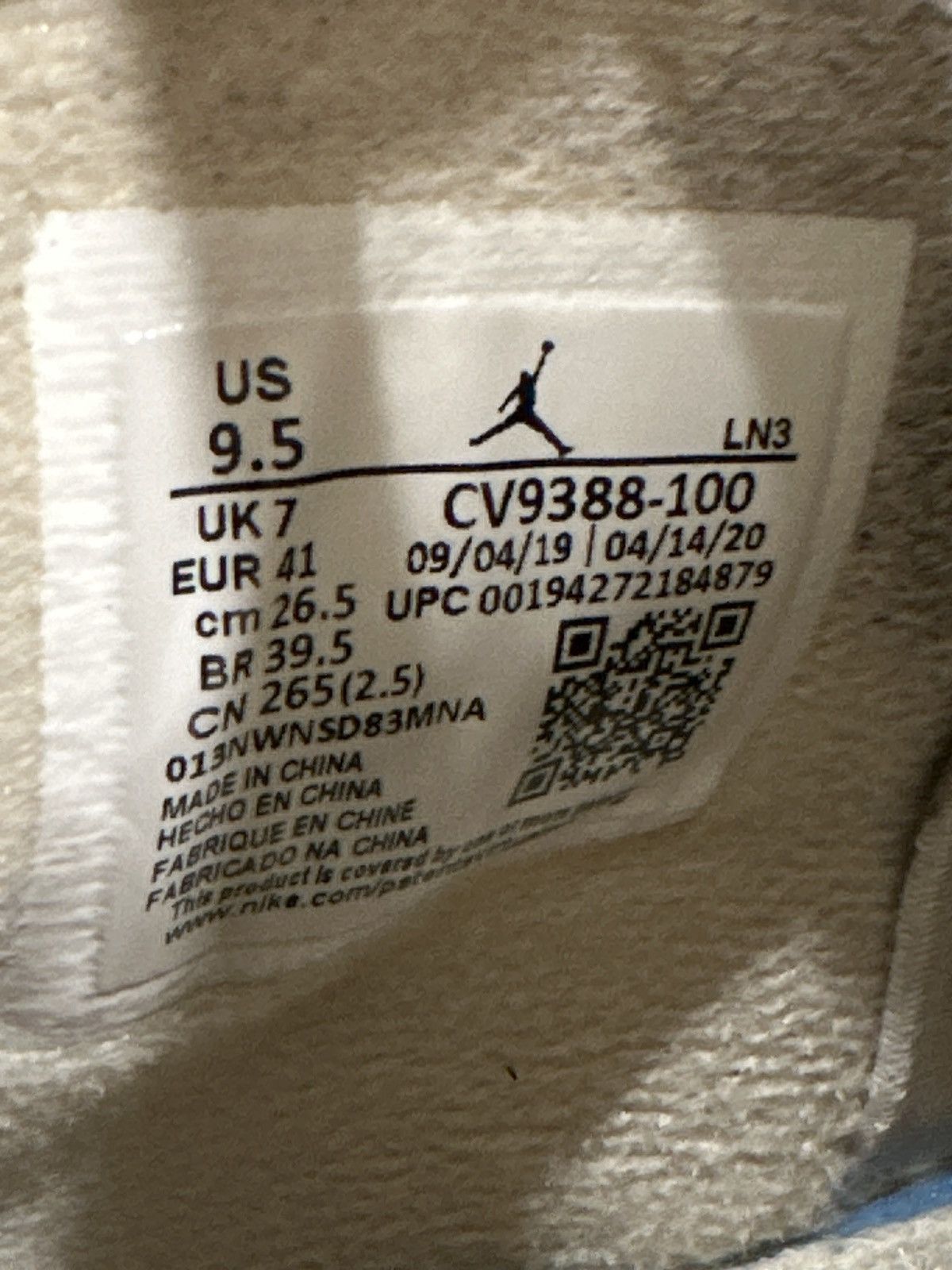 Jordan Brand × Off-White Off White x Air Jordan 4 Retro SP ‘Sail’ Size US 9.5 / EU 42-43 - 8 Thumbnail