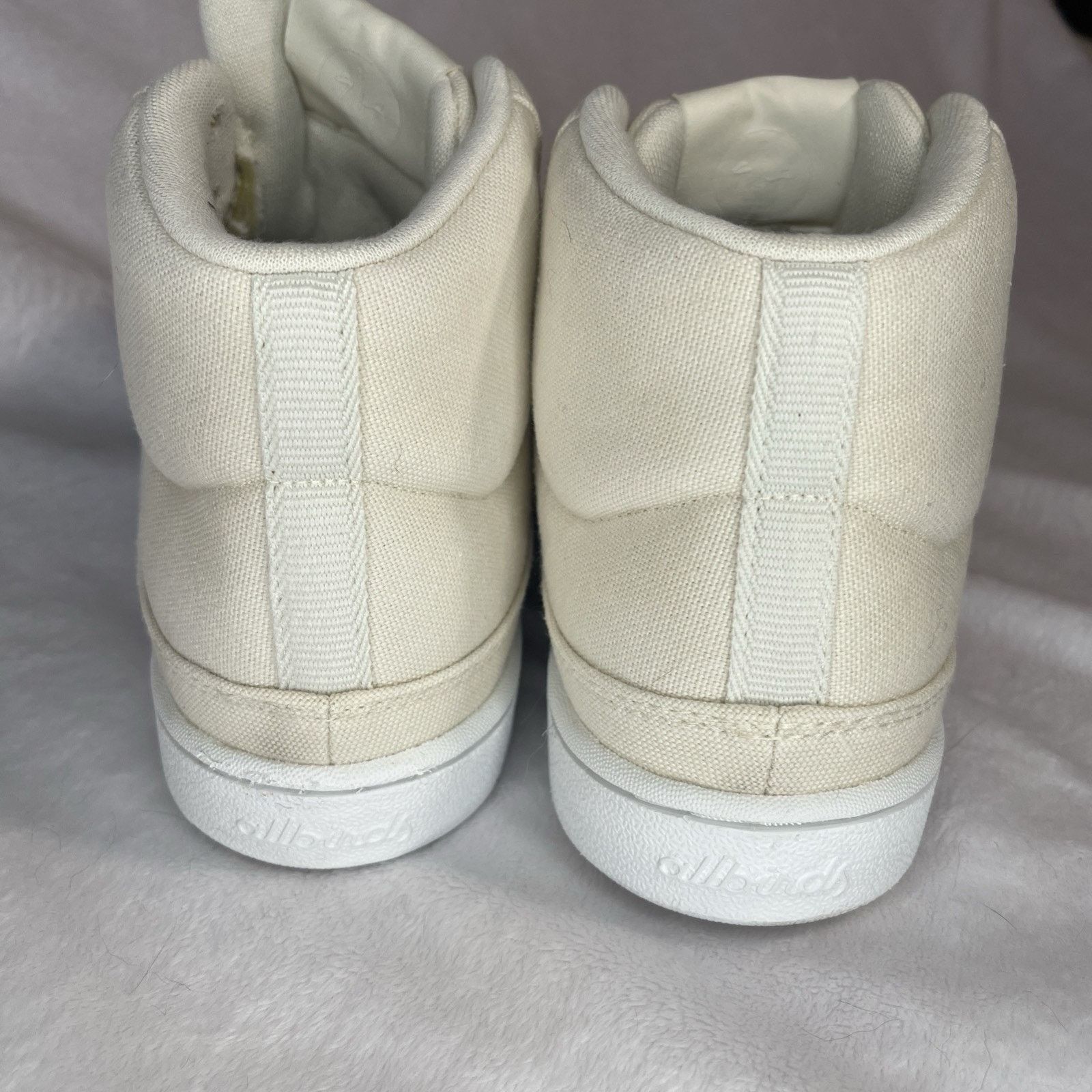 Allbirds Allbirds Canvas Mid Top Retro Sneaker, Natural Size 9 EUC! Size US 9 / IT 39 - 4 Thumbnail
