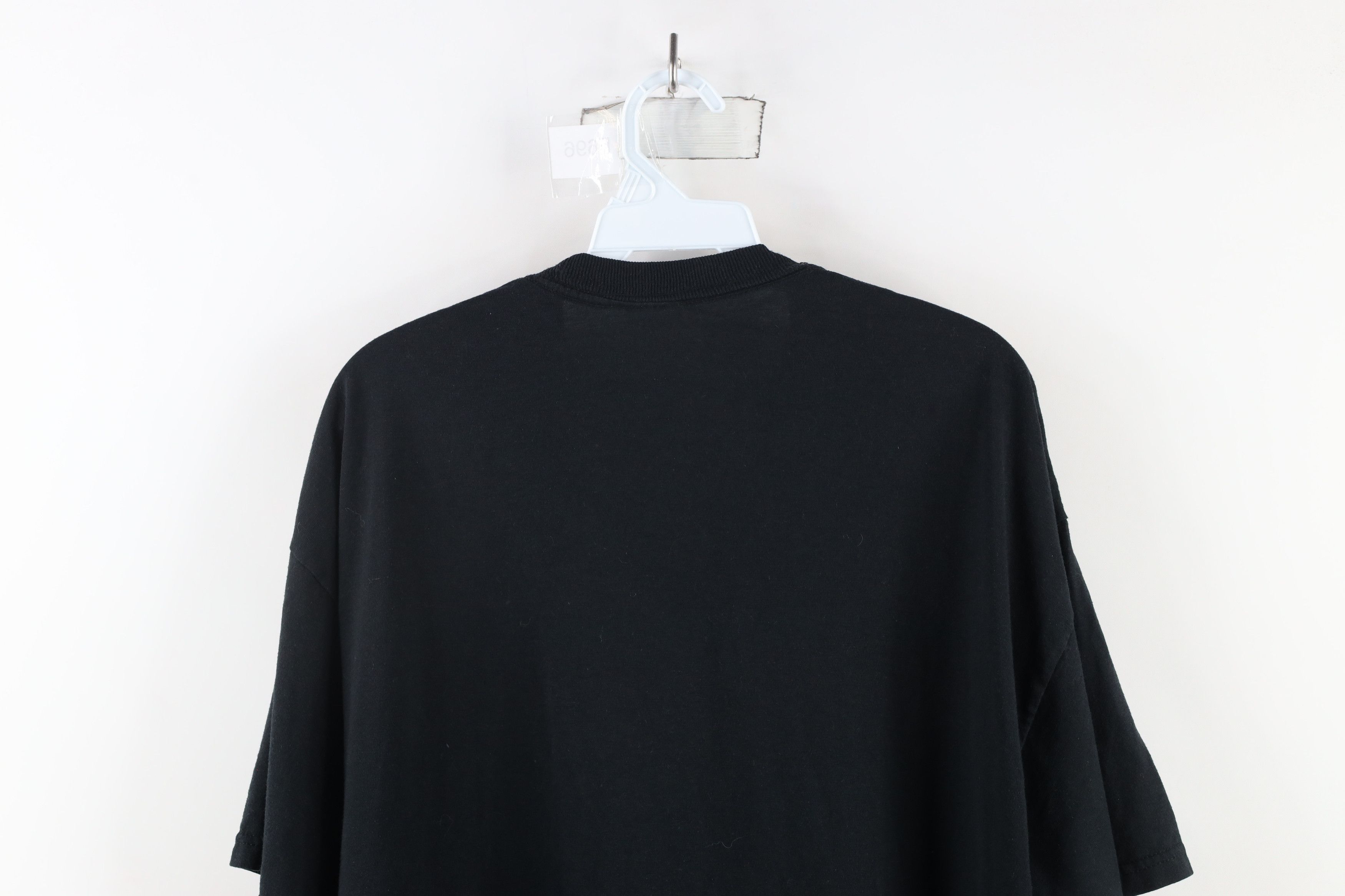 Vintage Vintage 90s Streetwear Blank Heavyweight T-Shirt Black Size US XL / EU 56 / 4 - 10 Thumbnail