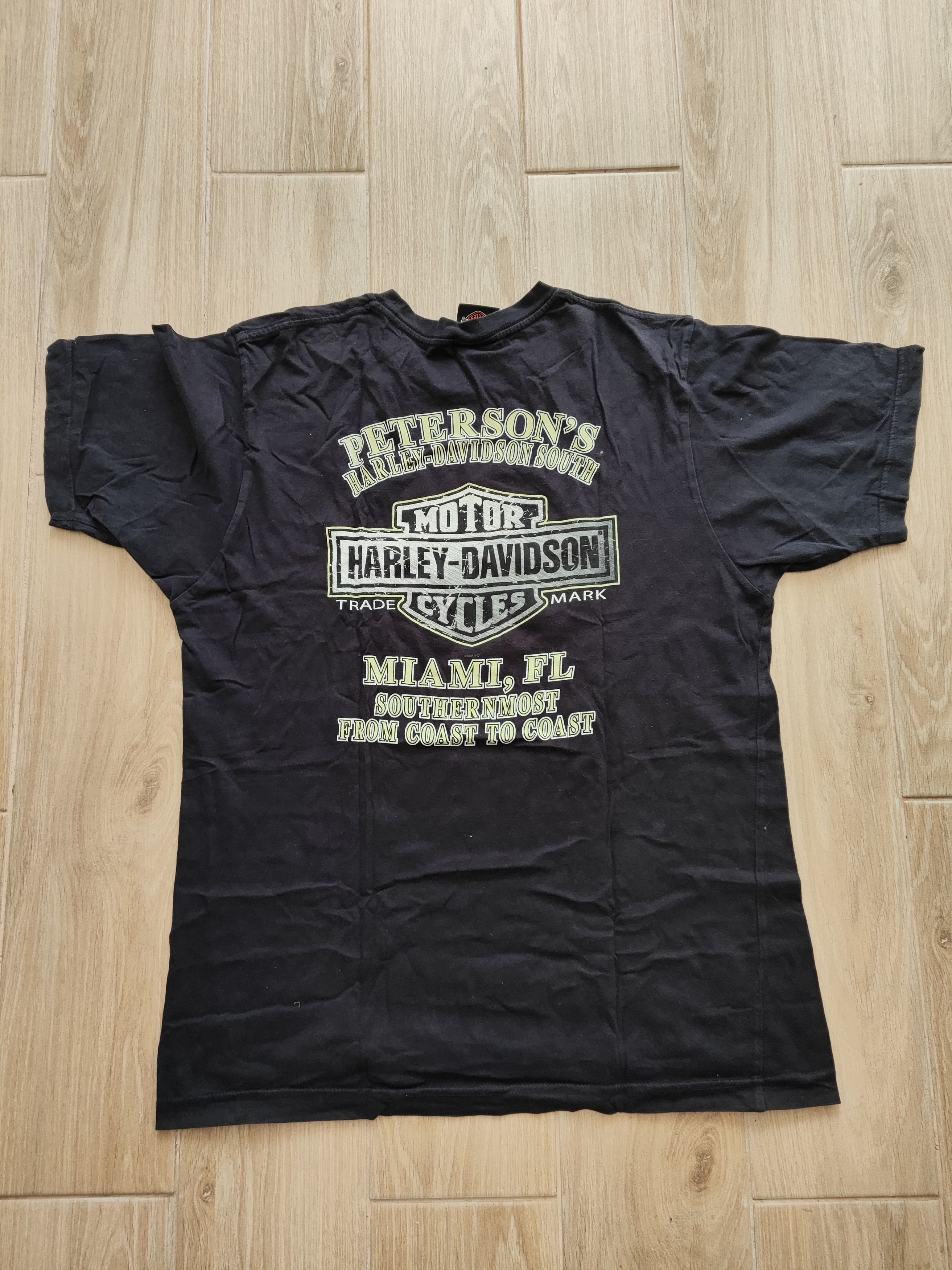 Harley Davidson Vintage Harley-Davidson “Ride Hard” Skull Snake Graphic Tee Size US L / EU 52-54 / 3 - 3 Thumbnail